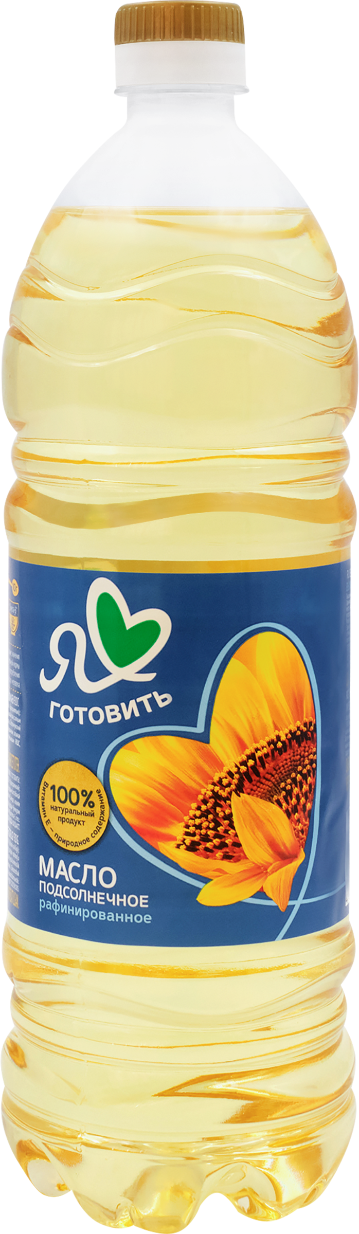 Изображение товара Масло подсолнечное я люблю готовить 1000мл рафинированное для приготовления блюд