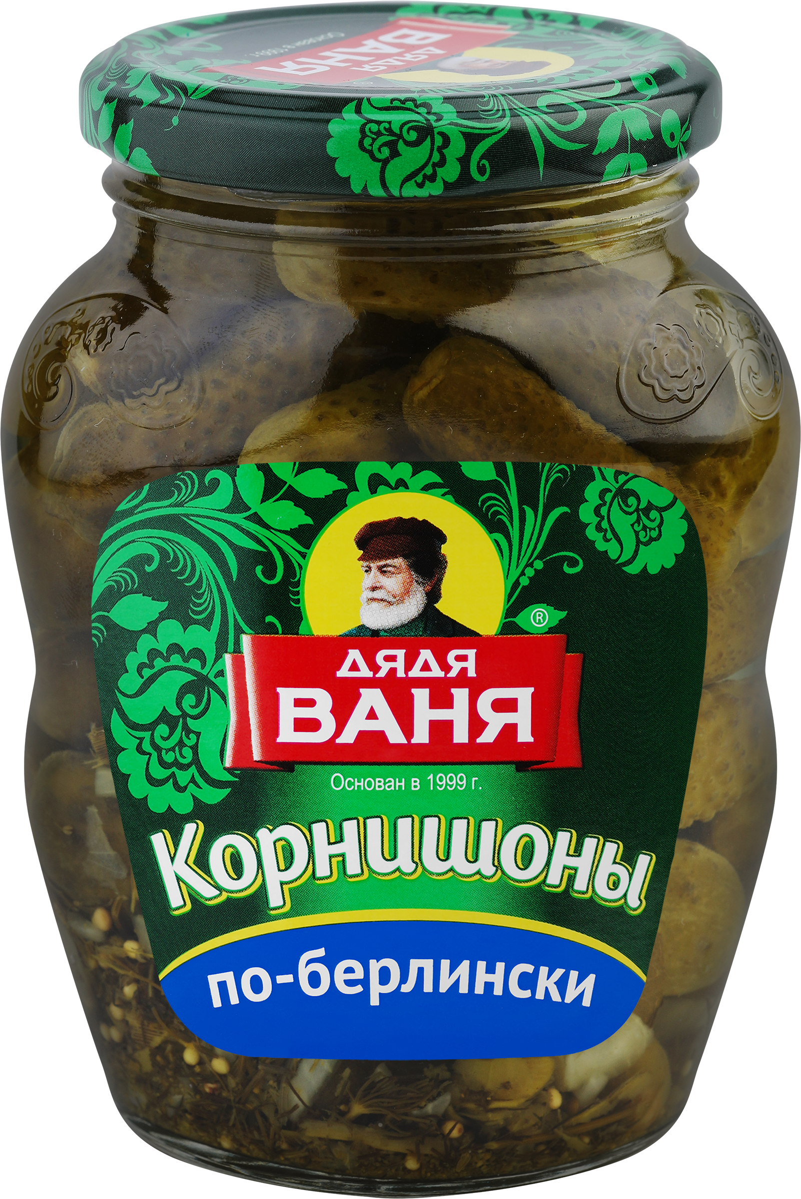 Изображение товара Корнишоны маринованные ДЯДЯ ВАНЯ По-берлински, 350г