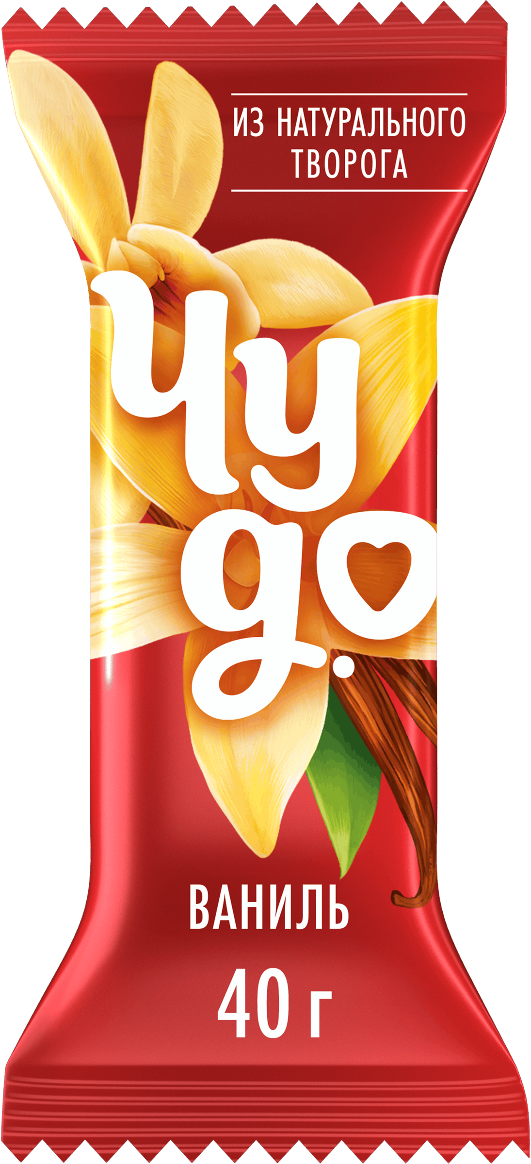 Изображение товара Сырок глазированный ЧУДО со вкусом ванили 25,6%, без змж, 40г