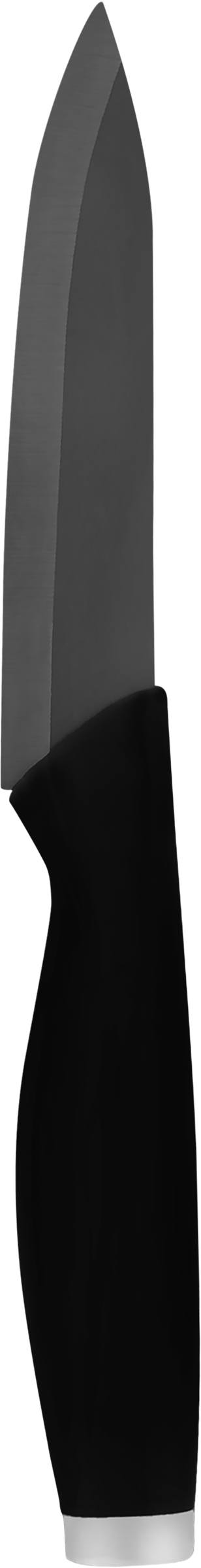 Изображение товара Керамический кухонный нож SATOSHI Бусидо 12,5 см черный для нарезки продуктов