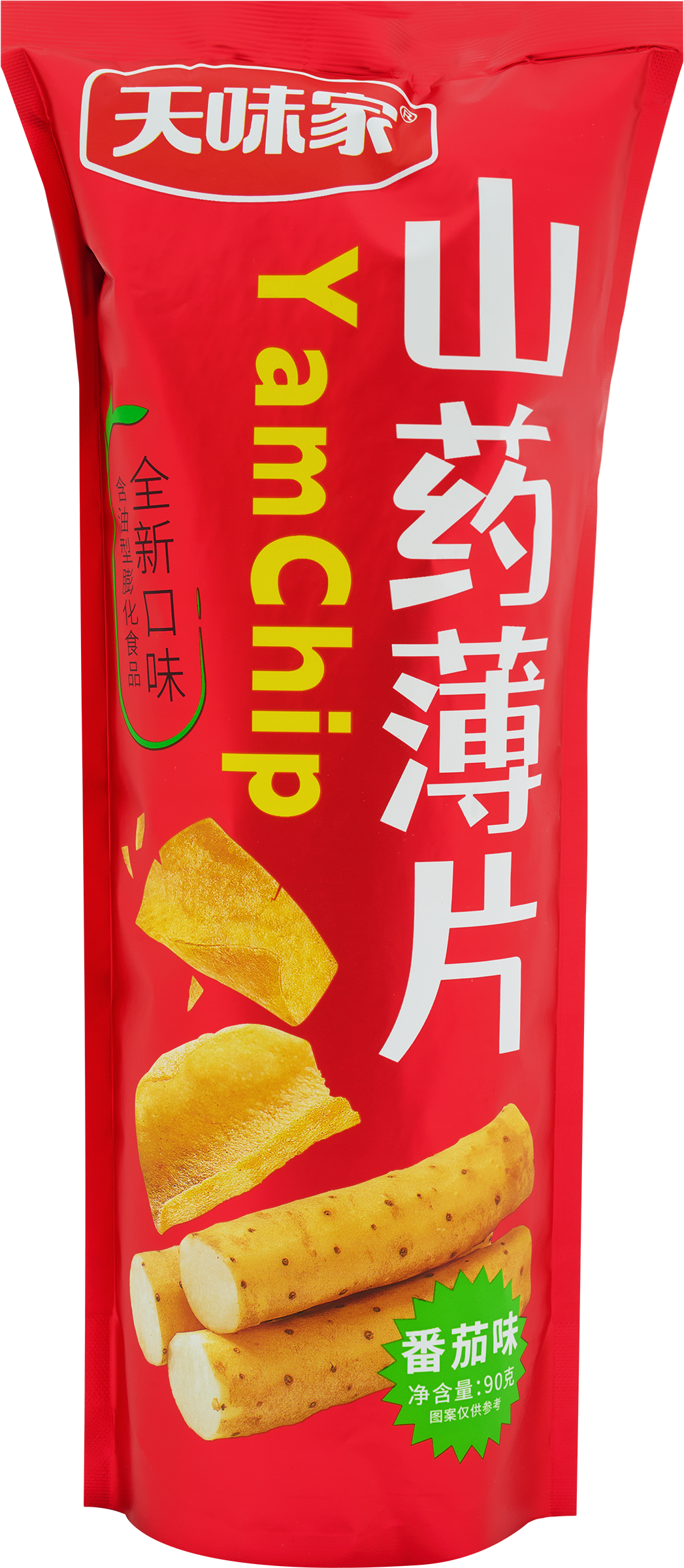 Изображение товара Чипсы из батата ТЯНЬВЕЙЦЗЯ со вкусом томата 90г натуральная закуска