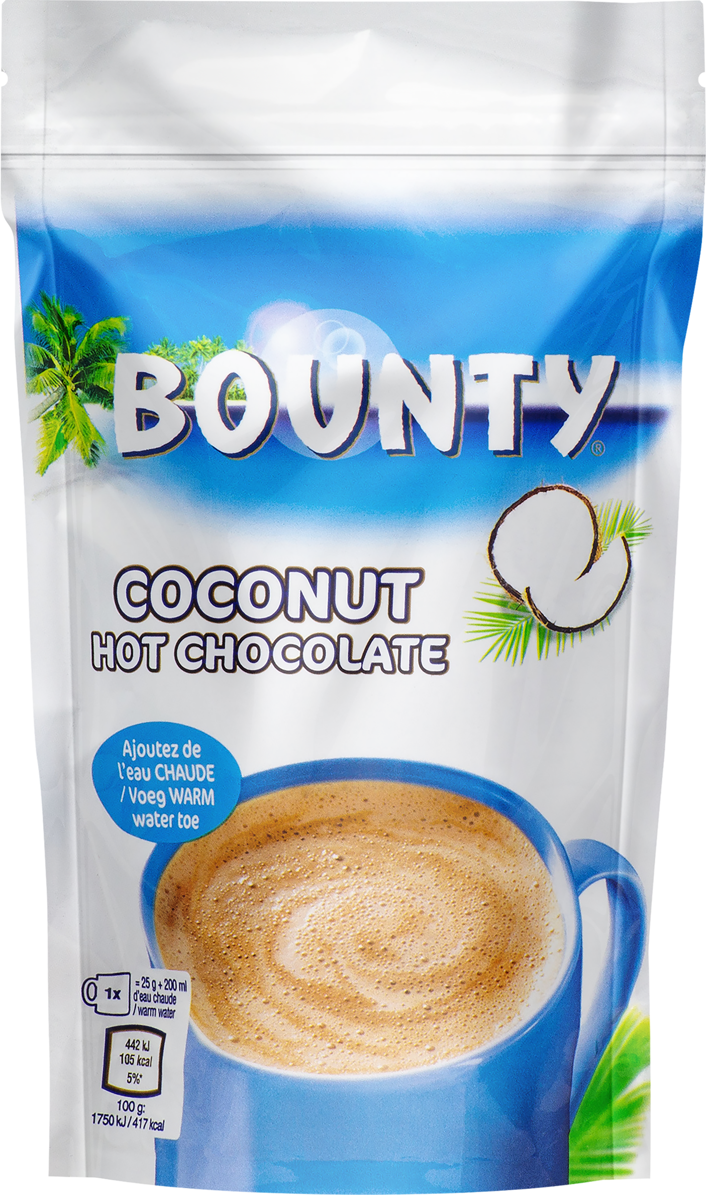 Изображение товара Горячий шоколад растворимый BOUNTY 140г - ароматный напиток для согрева