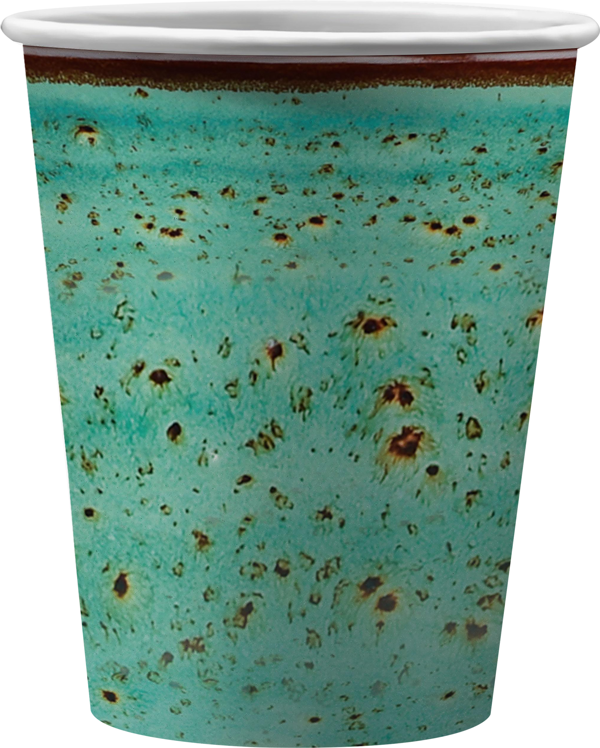 Изображение товара Стаканы бумажные НД ПЛЭЙ Керамика зеленая, розовая, 250мл, 6шт