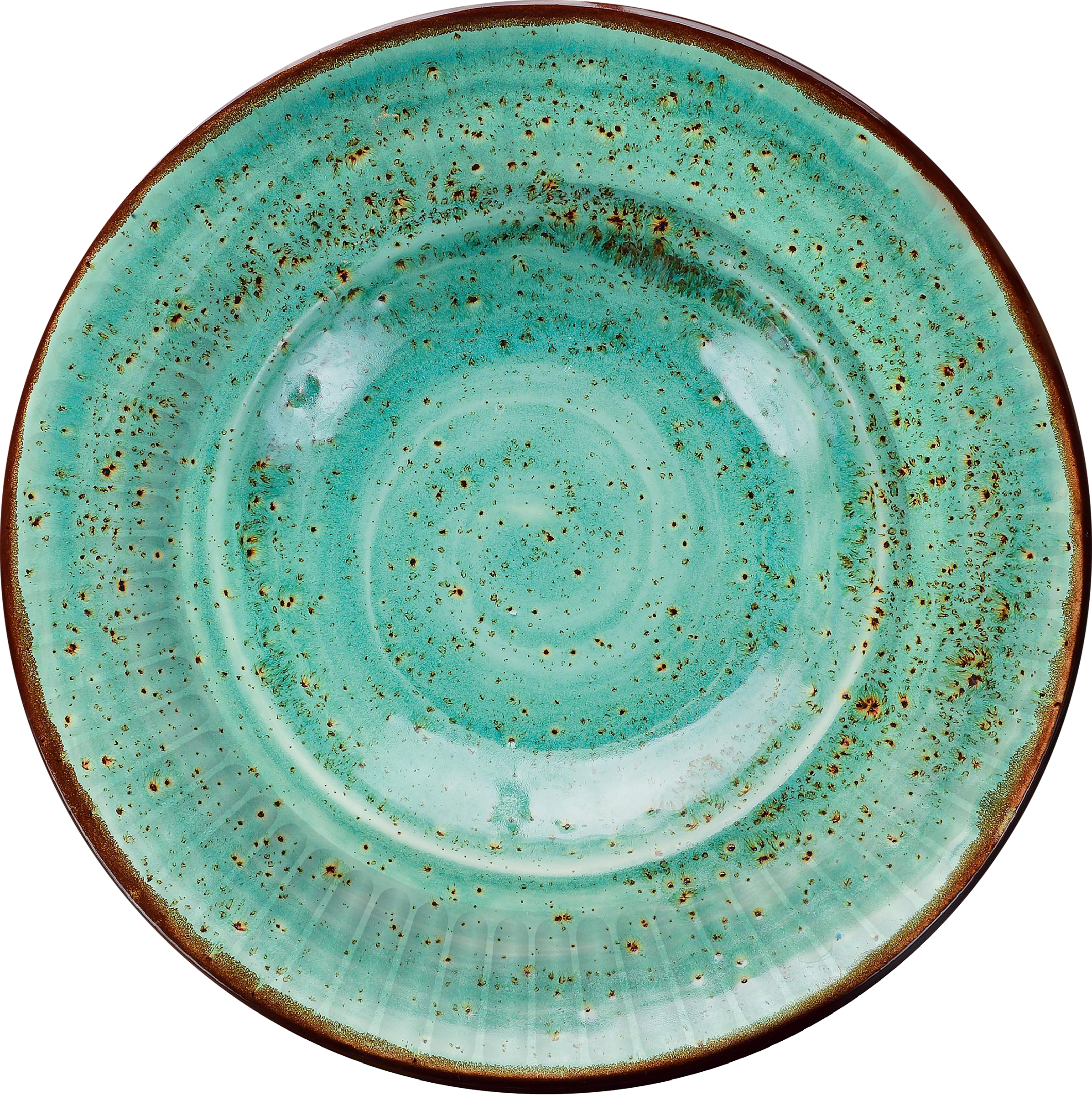 Изображение товара Тарелки бумажные НД ПЛЭЙ Керамика зеленая, розовая, 18см, 6шт