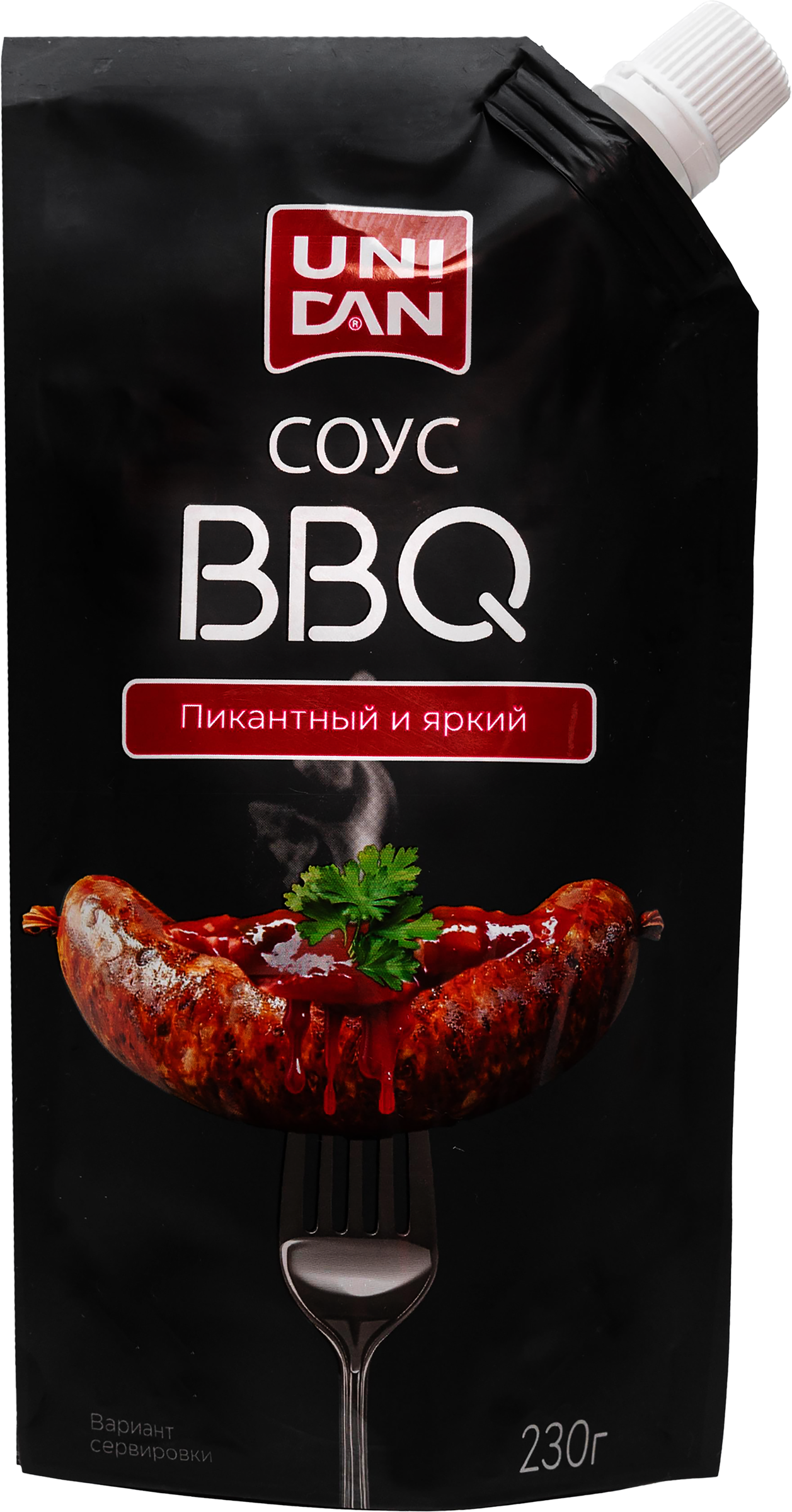 Изображение товара Соус UNI DAN Барбекю, 230г - натуральный барбекю соус для мяса и овощей