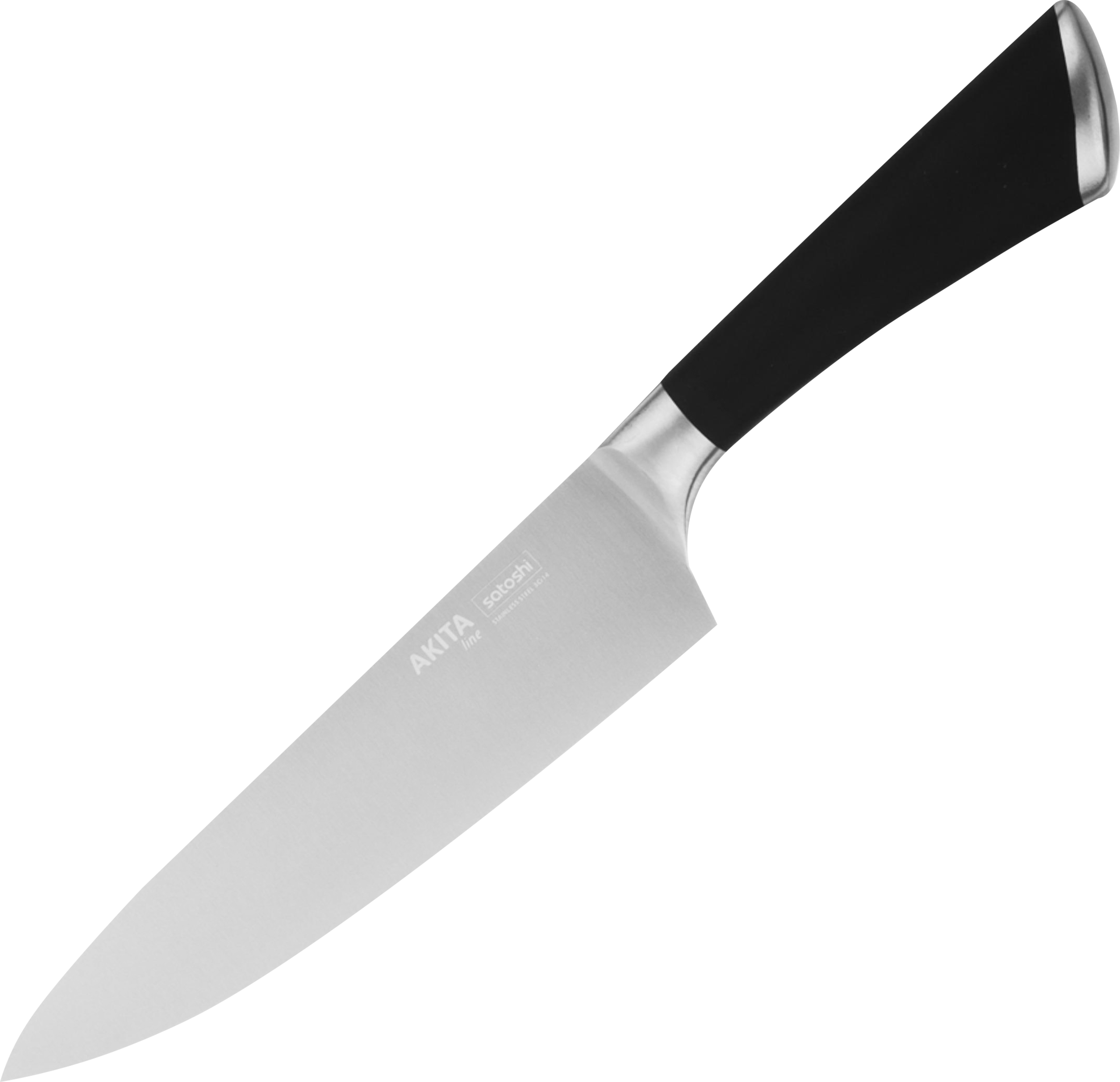Изображение товара Шеф-нож SATOSHI Акита 20см универсальный кухонный нож из нержавеющей стали