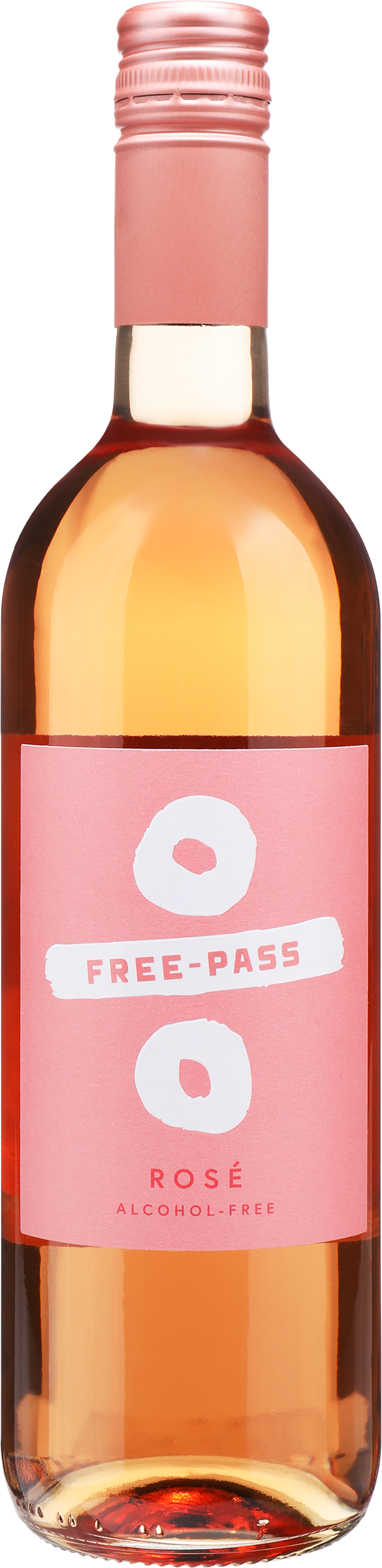 Изображение товара Безалкогольное розовое полусладкое вино FREE PASS Rose 0.75л Германия