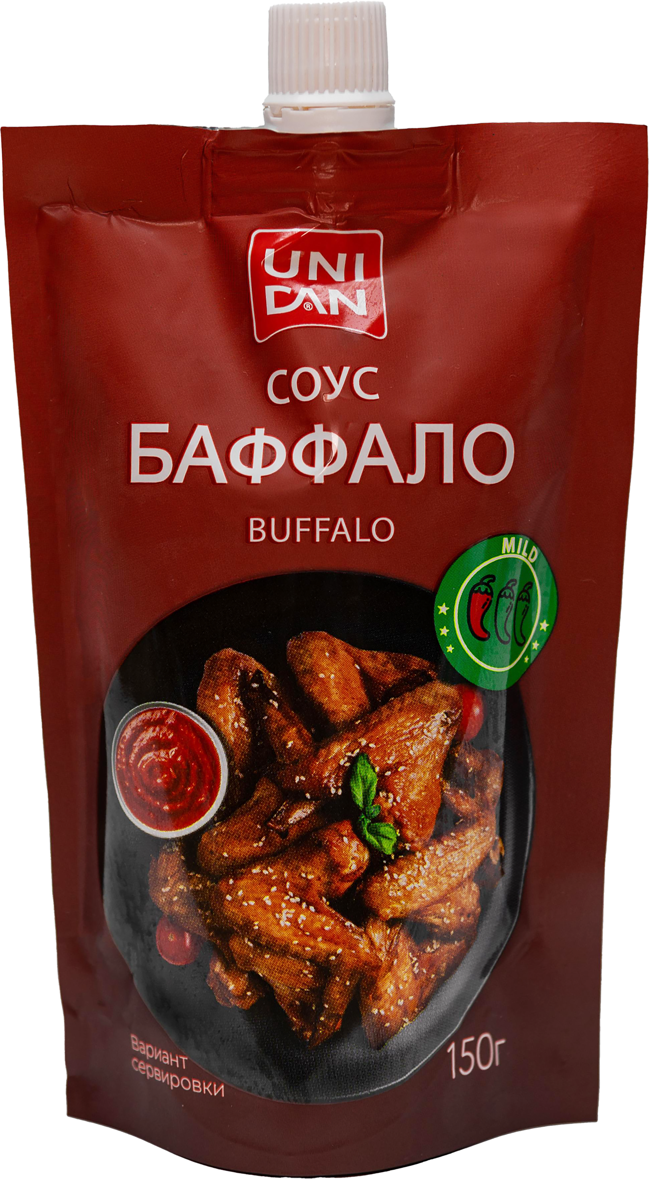 Изображение товара Соус UNI DAN Баффало острый 150г пикантная приправа для блюд