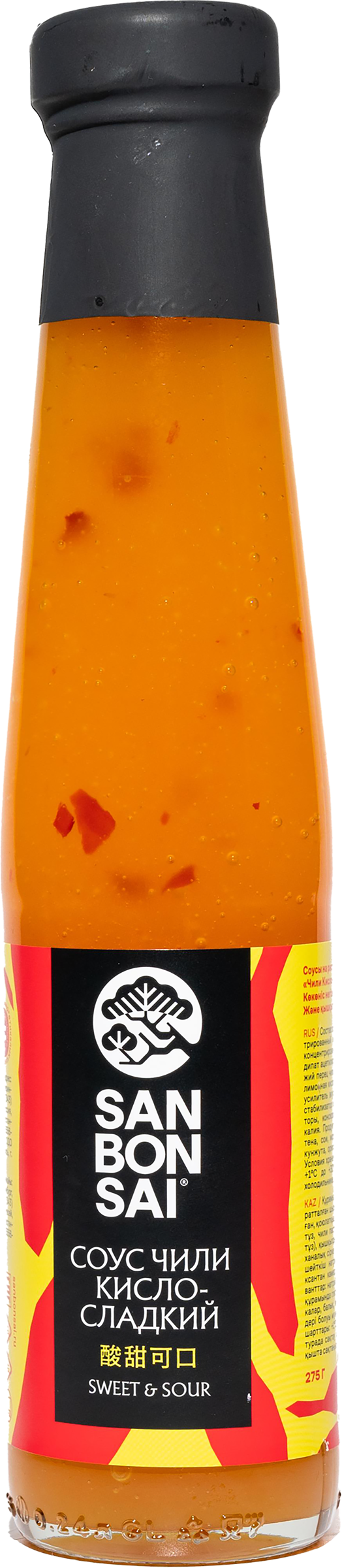 Изображение товара Соус SANBONSAI Чили кисло-сладкий 275 г природный острый вкус