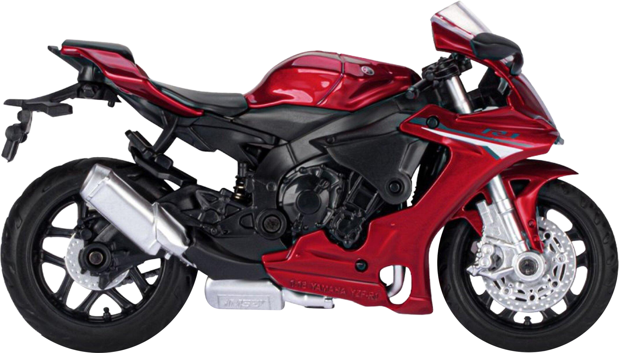 Изображение товара Мотоцикл АВТОПАНОРАМА Suzuki Yamaha 1:18 металл для коллекции и игр