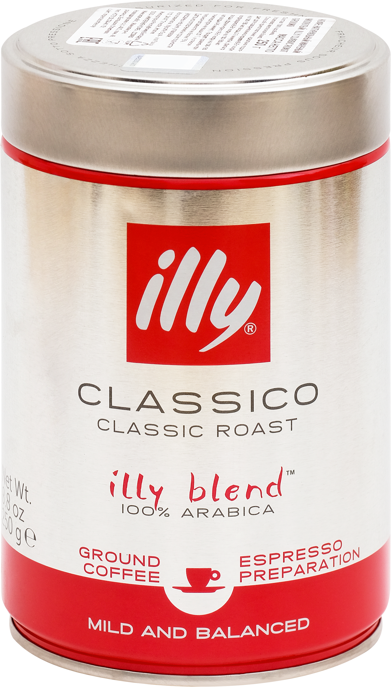 Изображение товара Кофе молотый ILLY Classico 250г Италия темная обжарка ароматный кофе