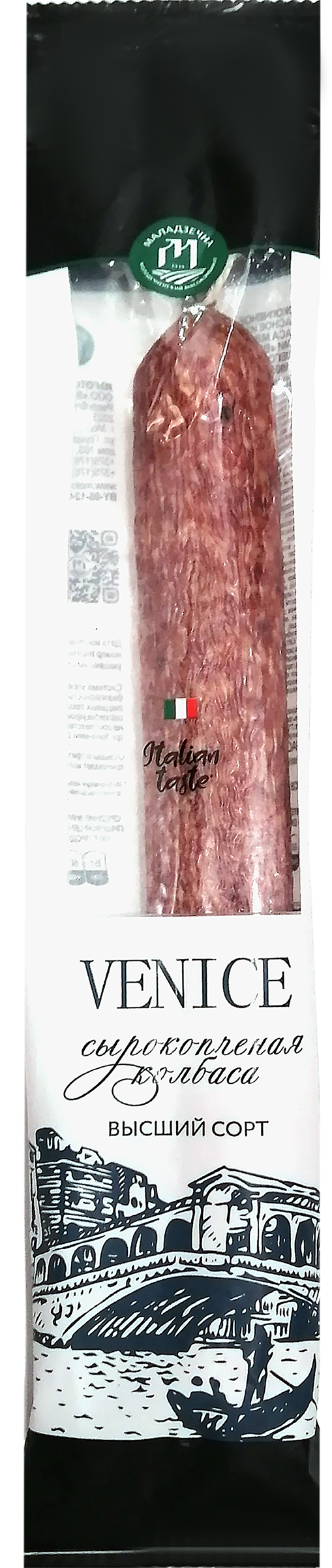 Изображение товара Колбаса сырокопченая МАЛАДЗЕЧНА Салями Венеция мясная 180г высший сорт