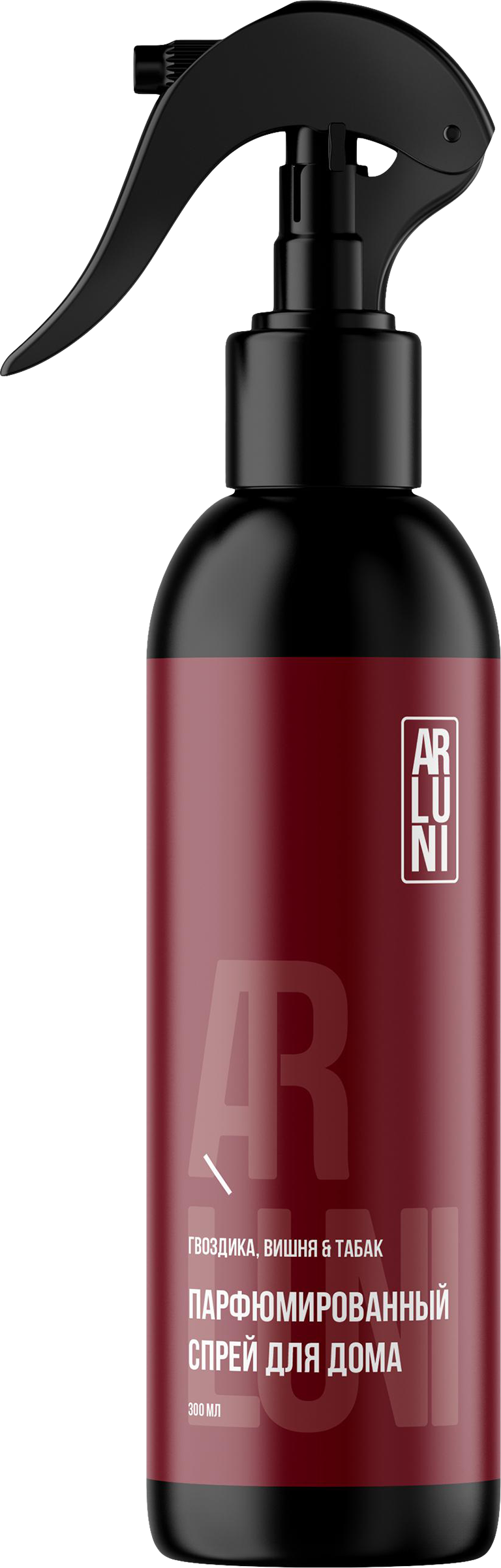 Изображение товара Освежитель воздуха ARLUNI Гвоздика, вишня, табак парфюмированный спрей для дома, 300мл