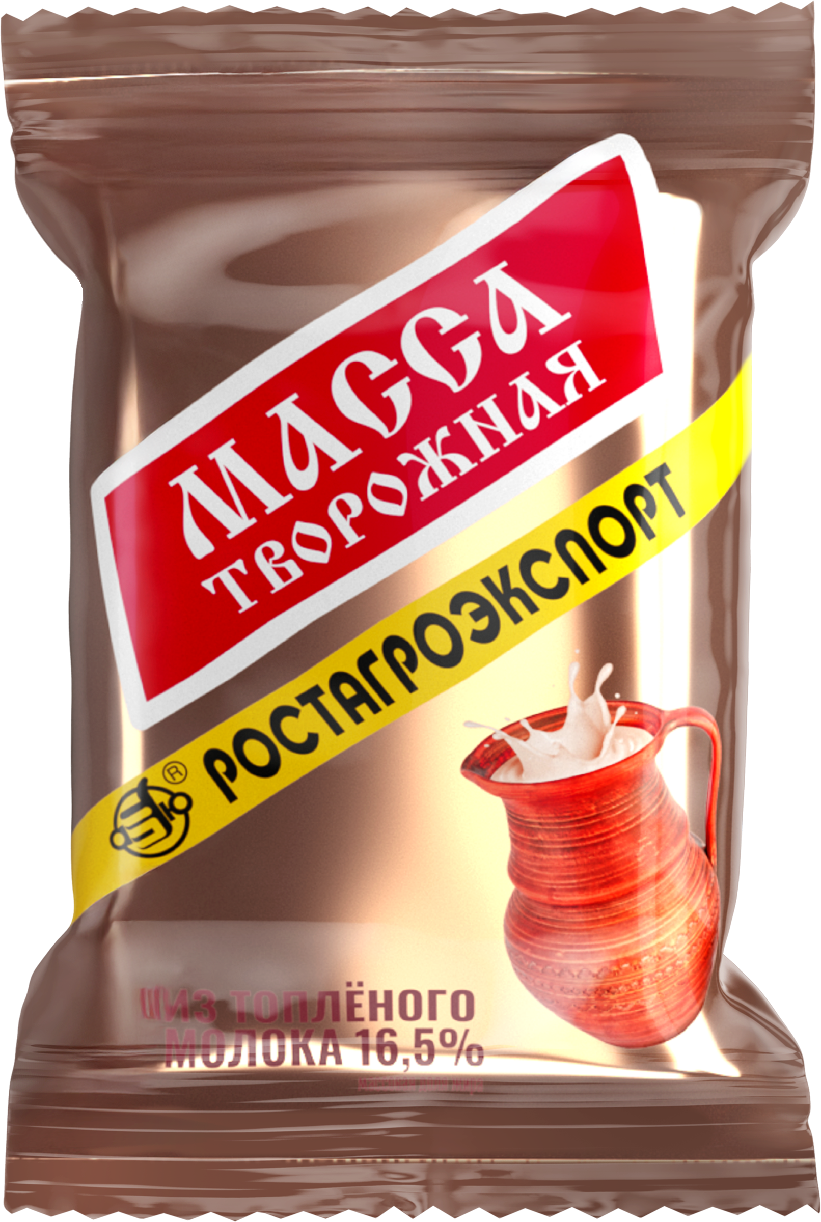 Изображение товара Масса творожная РОСТАГРОЭКСПОРТ из топленого молока 16 5 без змж 100г