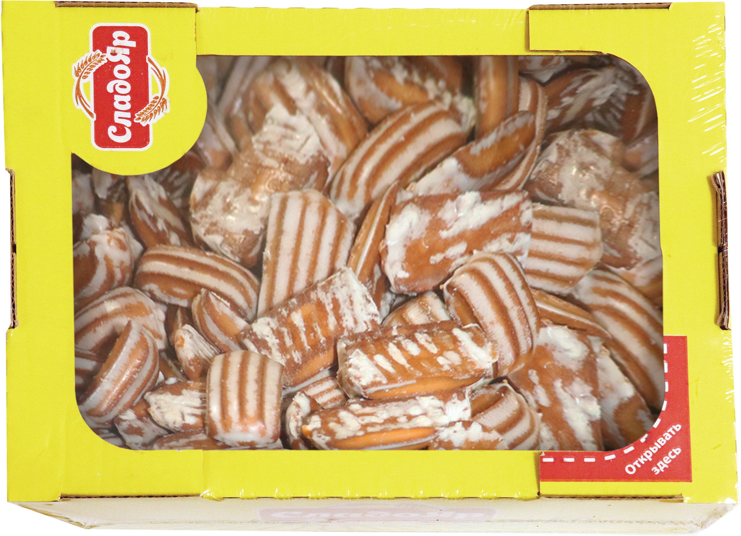 Изображение товара Пряники СЛАДОЯР с начинкой со вкусом дыни 730 г натуральный десерт