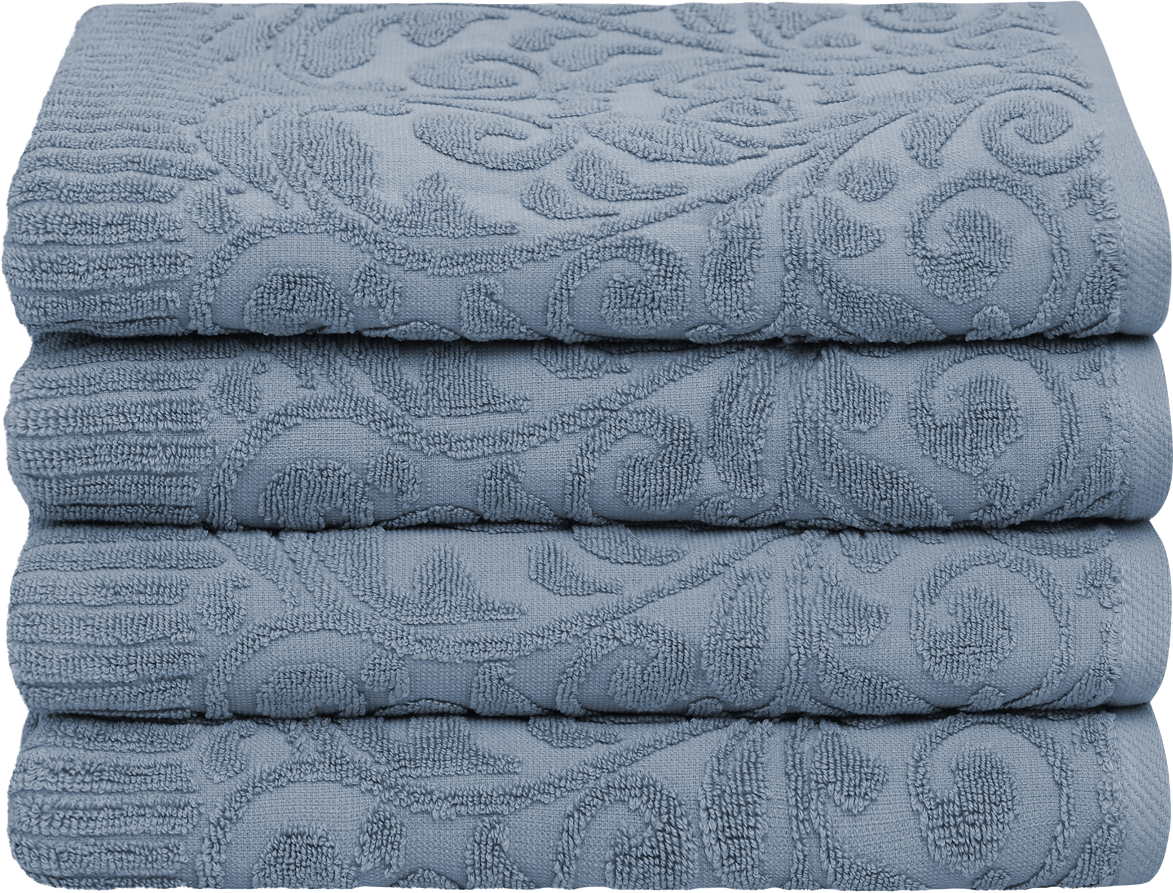 Изображение товара Полотенце махровое HOMECLUB Ажур 70х130см, голубое