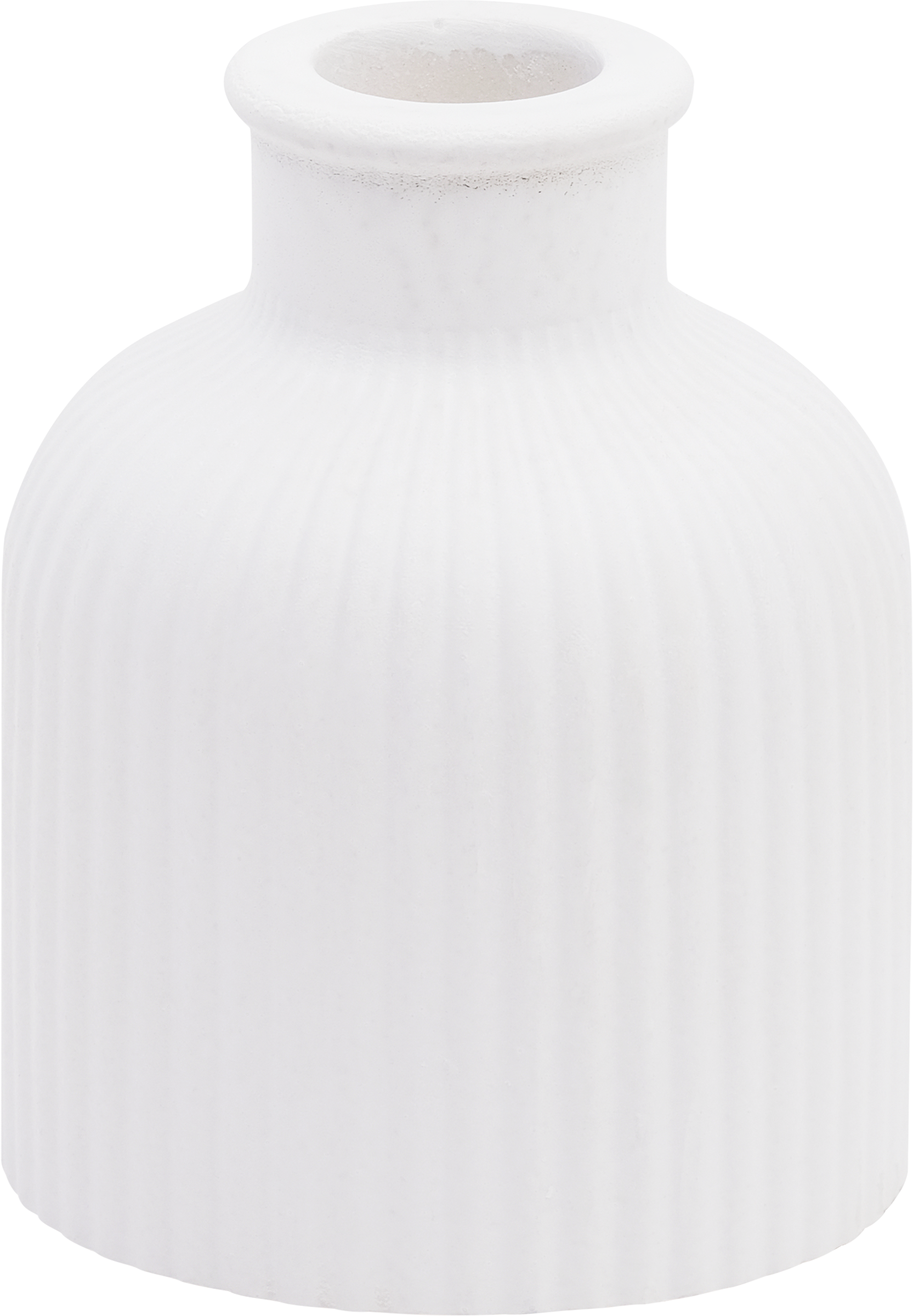 Изображение товара Ваза для сухоцветов HOMECLUB 7x7x9, 4см, белая - стильное украшение интерьера