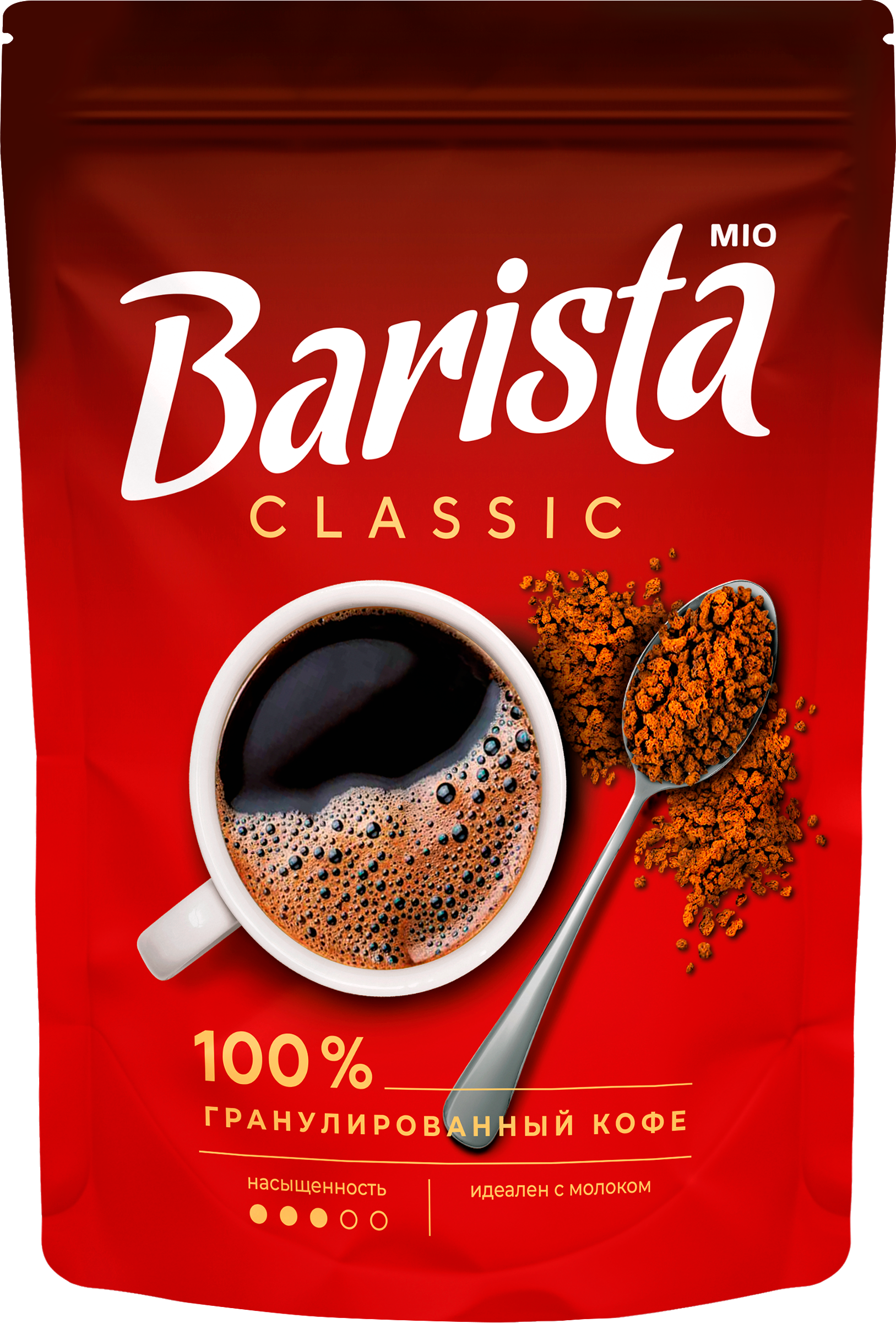 Изображение товара Кофе растворимый BARISTA MIO Classic 320г натуральный ароматный вкус