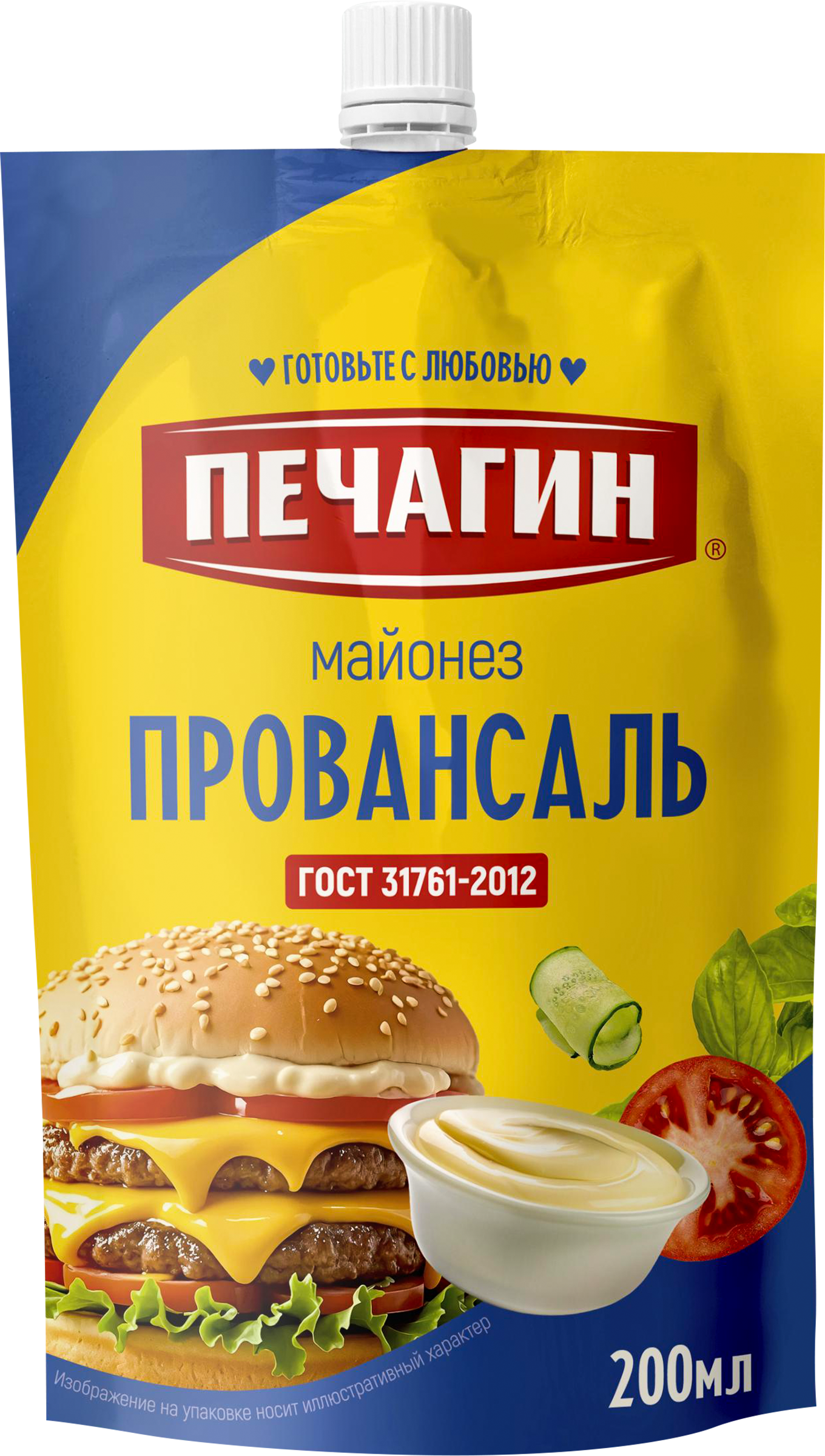 Изображение товара Майонез ПЕЧАГИН Провансаль 67% в дой-пак 250 г