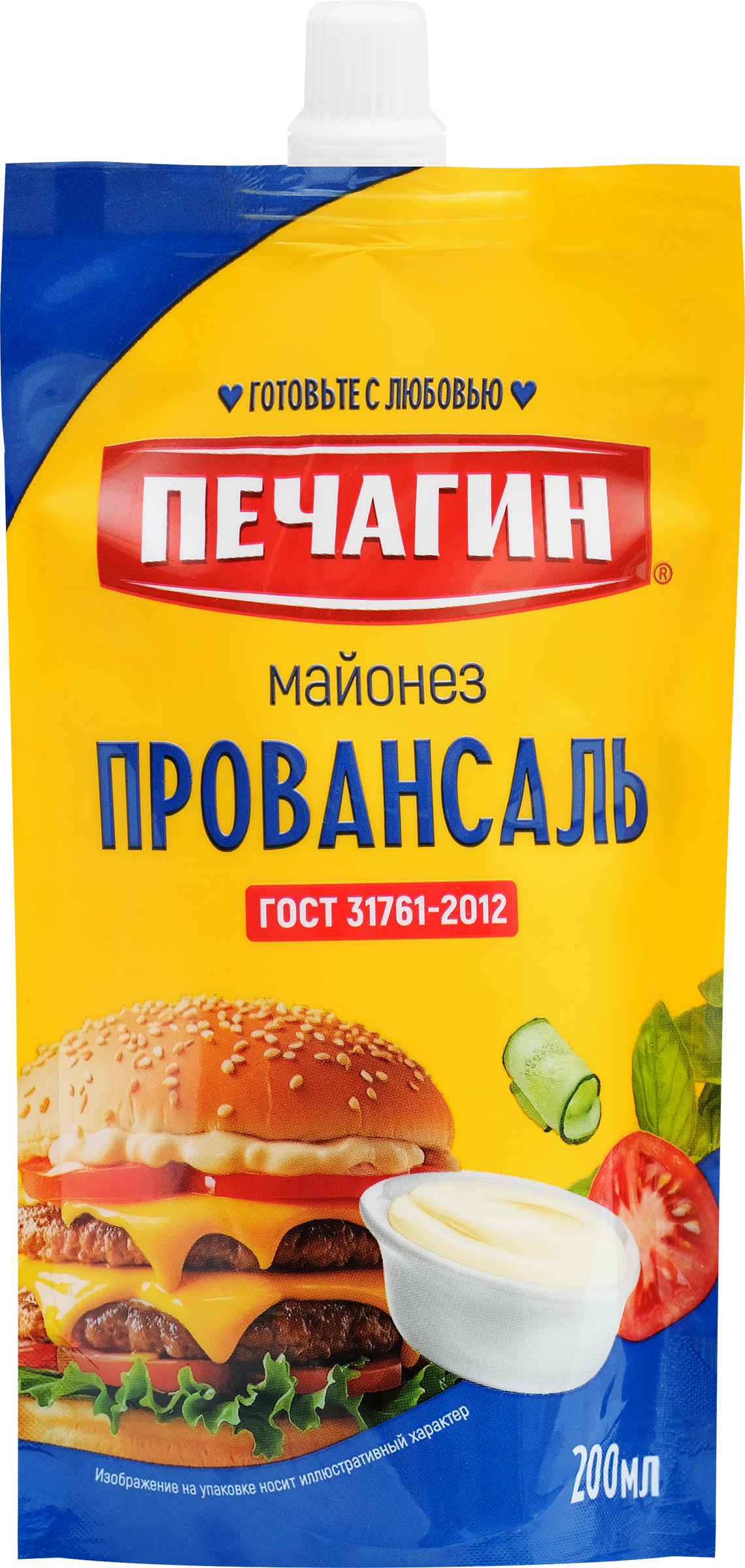 Изображение товара Майонез ПЕЧАГИН Провансаль 67% в дой-пак 250 г