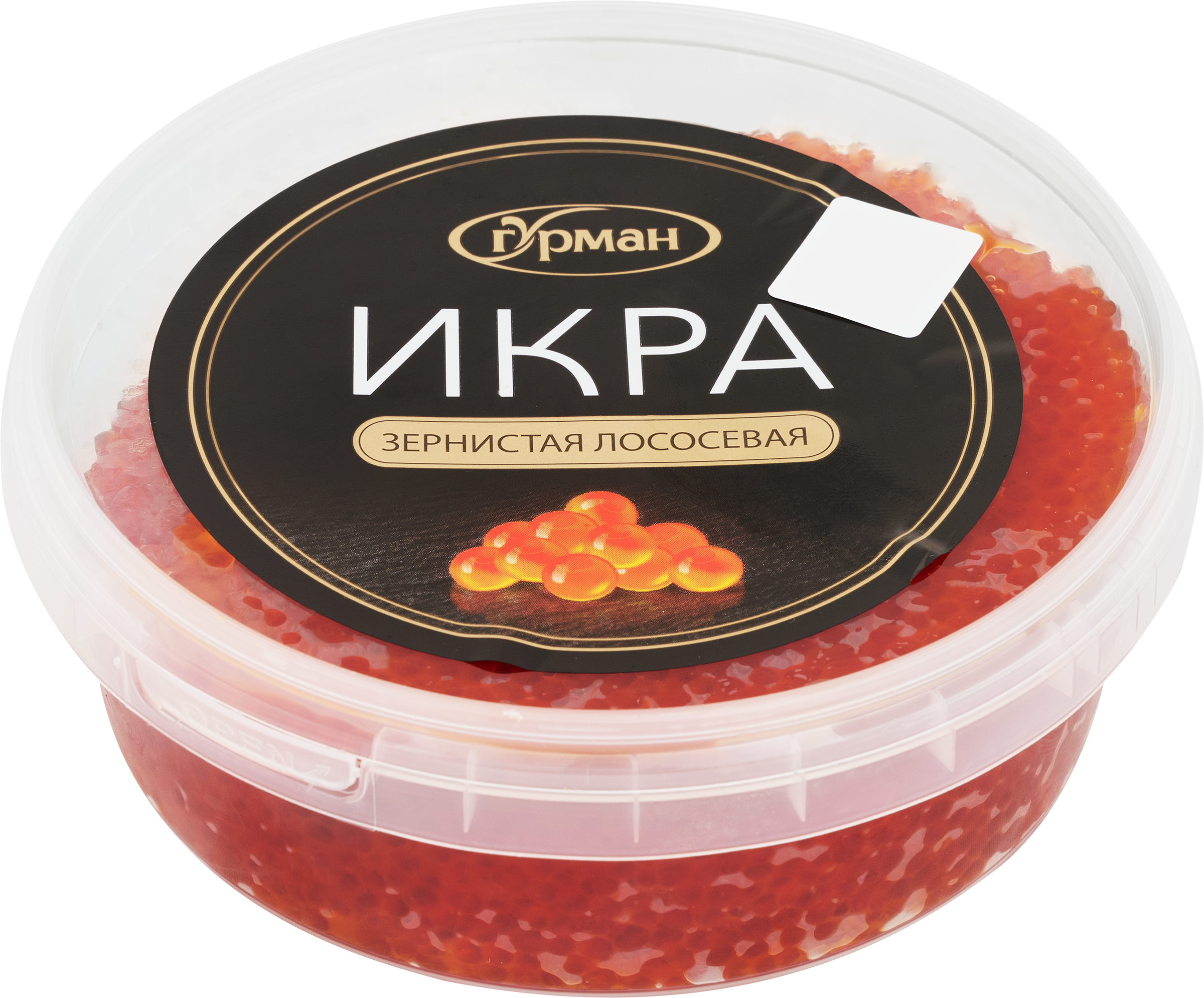 Изображение товара Икра нерки ГУРМАН зернистая 400г - свежий продукт для закусок и суши