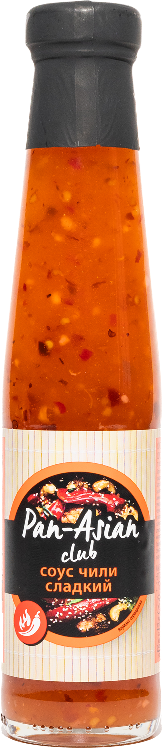 Изображение товара Соус PAN-ASIAN Чили сладкий 275г натуральный соус для мясных и овощных блюд