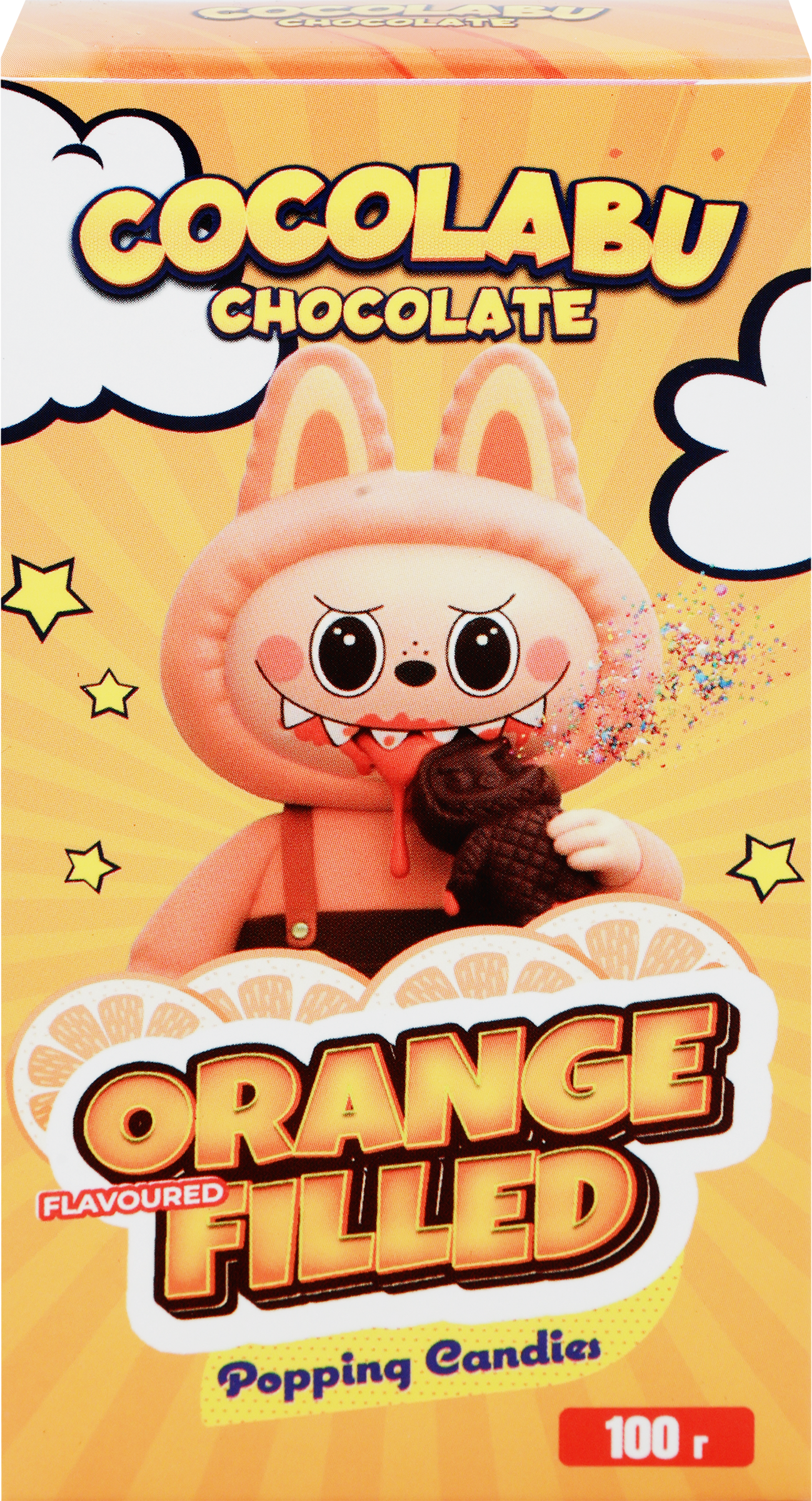 Изображение товара Молочный шоколад COCOLABU с начинкой апельсин 100г