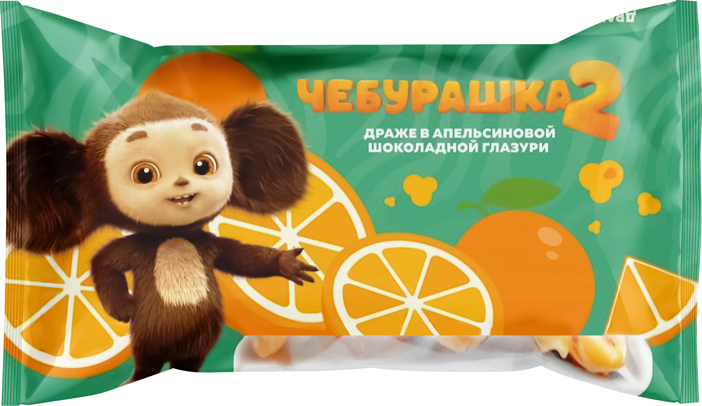 Изображение товара Драже CANDY CLOUD зерновое в белой шоколадной глазури 70г с апельсиновым вкусом