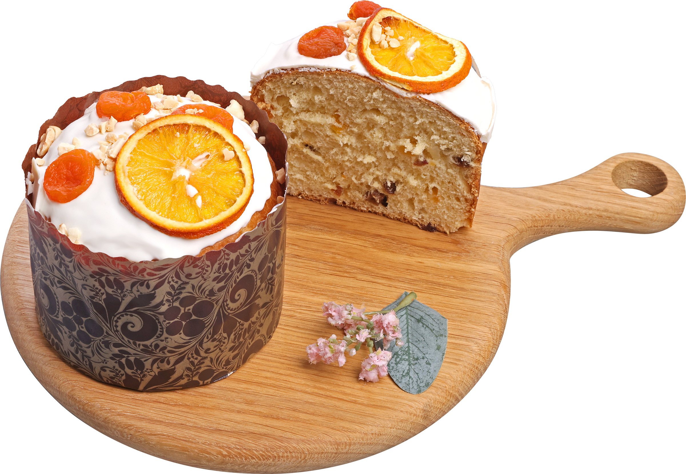 Изображение товара Кулич на закваске со сливочным маслом, 280г