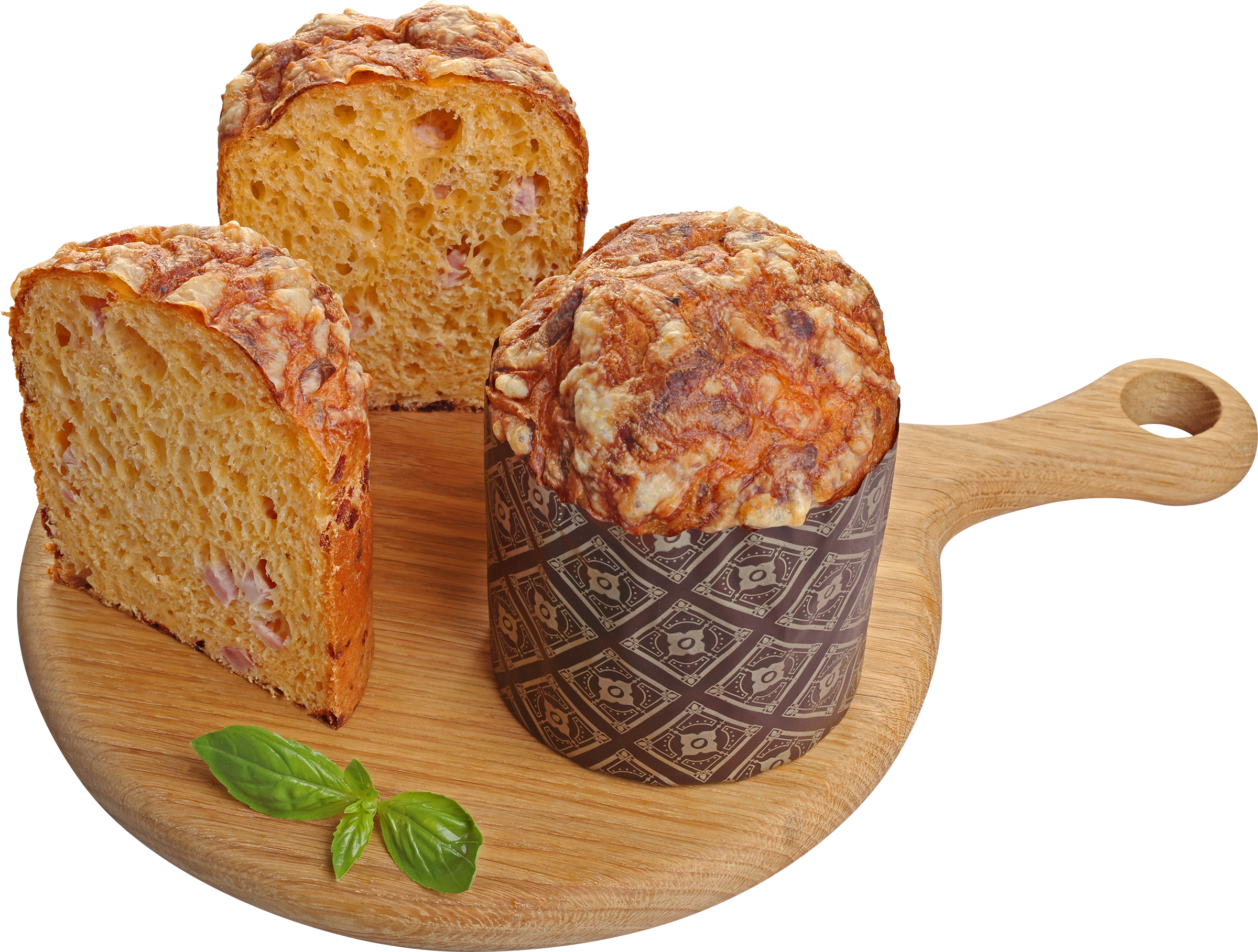 Изображение товара Кулич с ветчиной и сыром, 220г