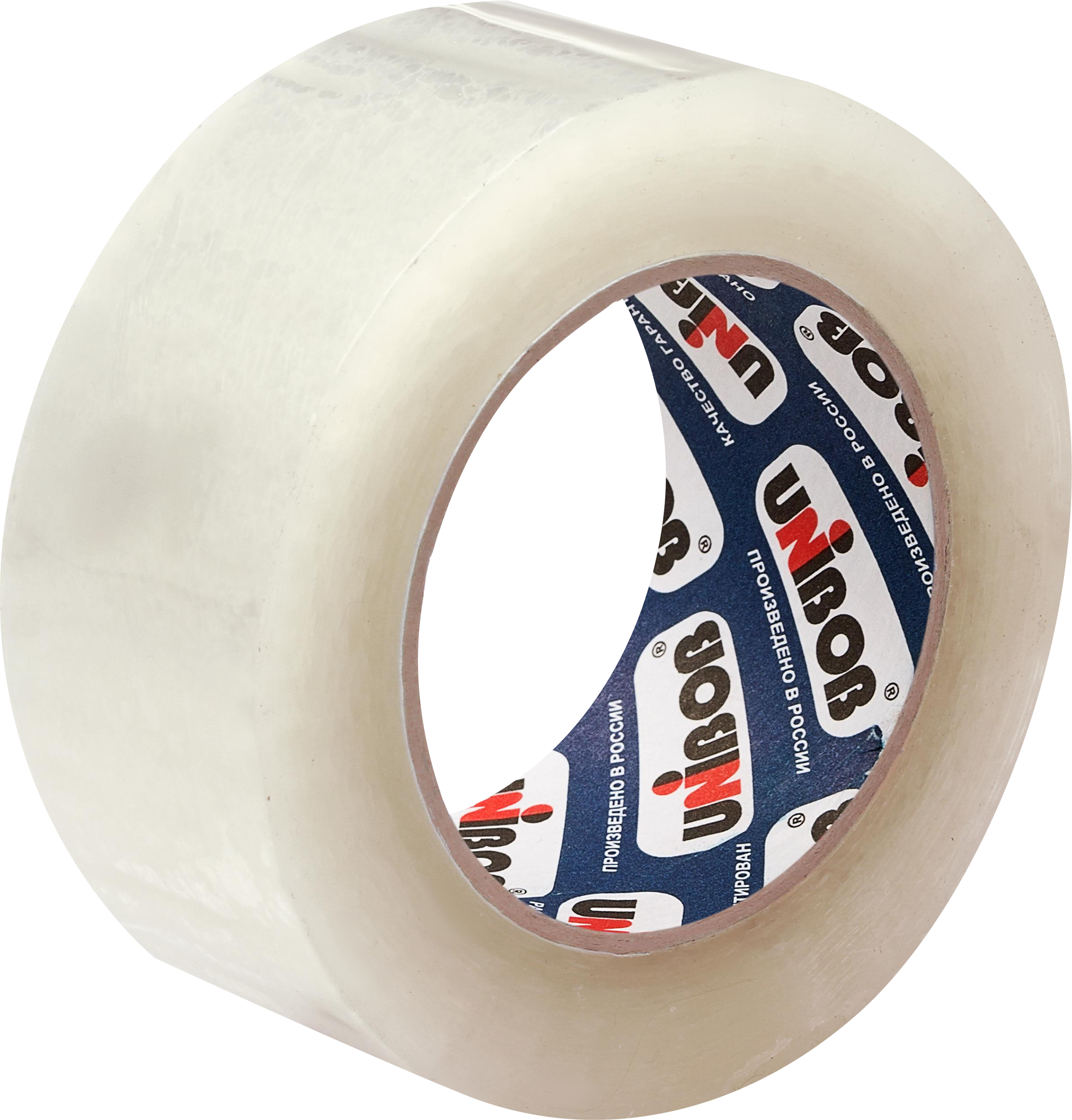 Изображение товара Лента упаковочная клейкая UNIBOB 48ммх132м 45мкм прозрачная