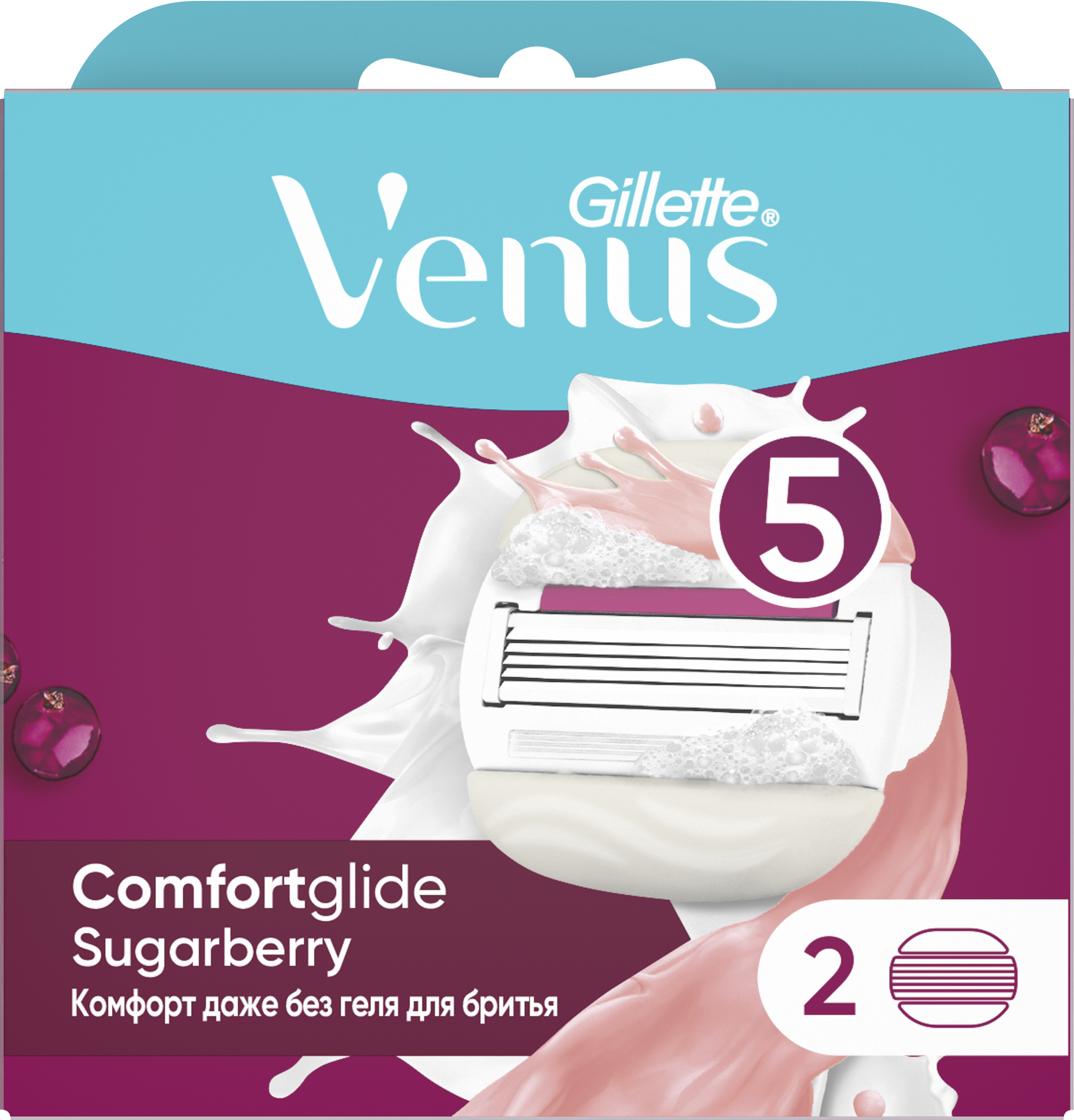 Изображение товара Кассеты сменные для бритья VENUS Gillette Miami 2 шт Женские