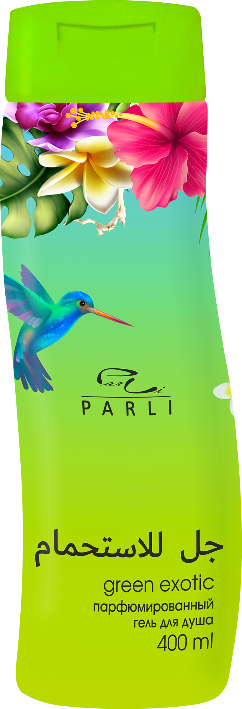 Изображение товара Гель для душа PARLI COSMETICS Exotic Green 400 мл для всех типов кожи