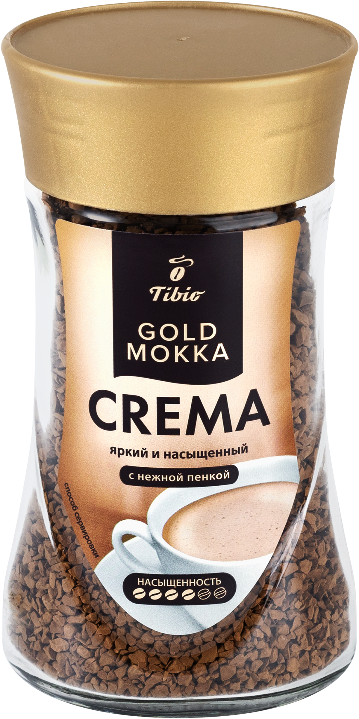 Изображение товара Кофе растворимый TIBIO Голд мокка крема натур. сублимированный 865436