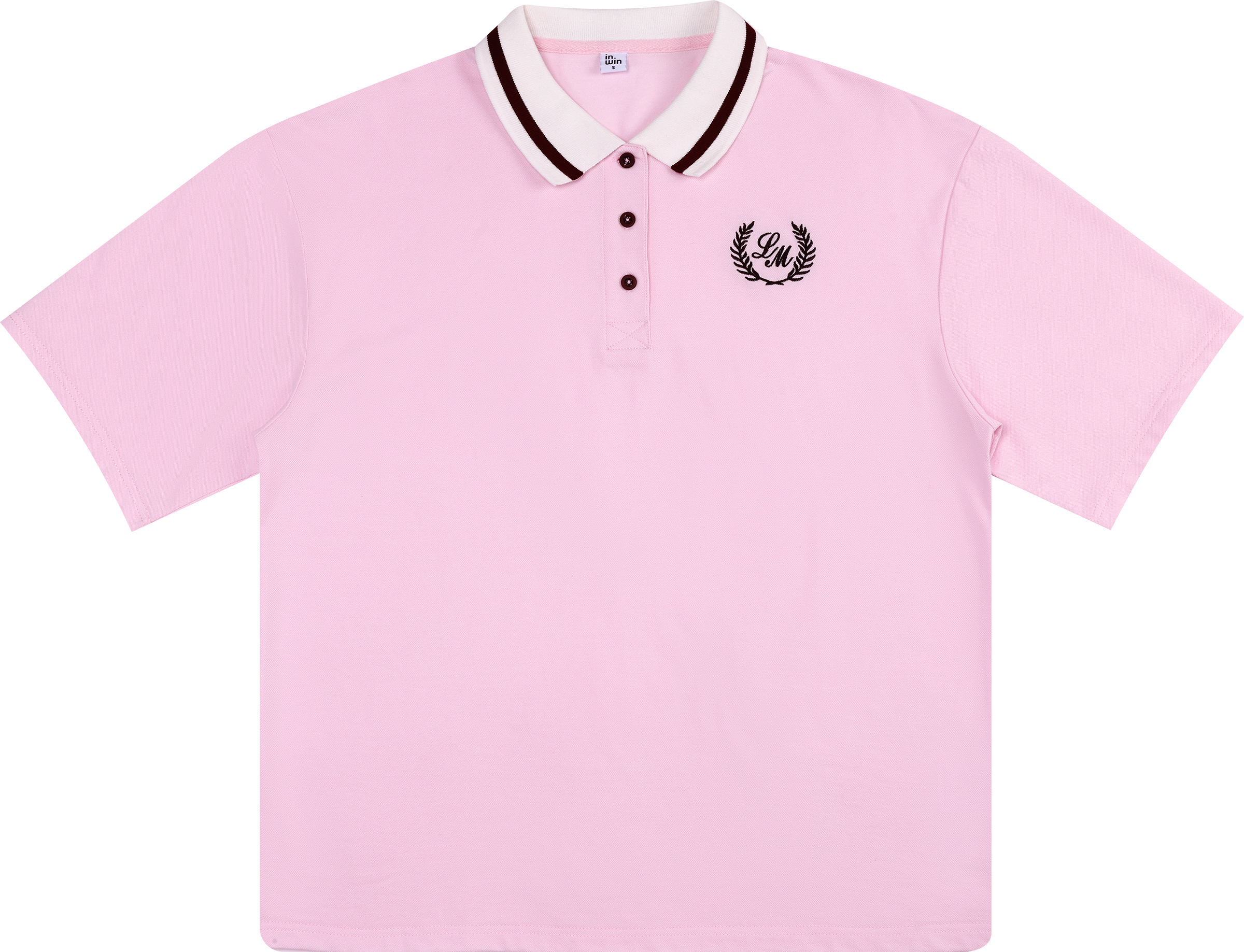 Изображение товара Рубашка женская INWIN воротник поло, короткий рукав, розовая, Арт. SS26202-02 Изображение товара Рубашка женская INWIN воротник поло, короткий рукав, розовая, Арт. SS26202-02