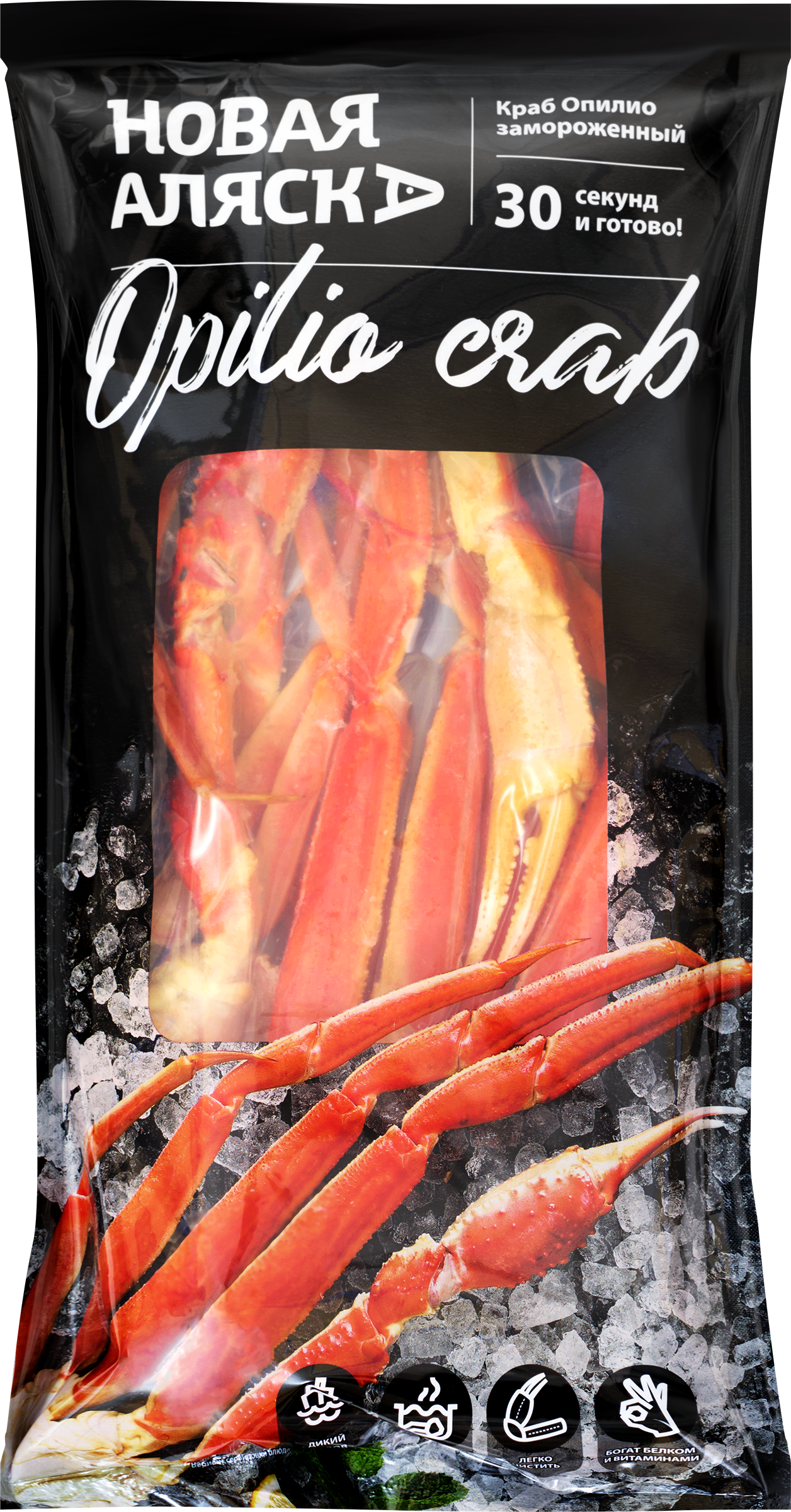Изображение товара Краб-стригун варено-мороженый НОВАЯ АЛЯСКА 400г