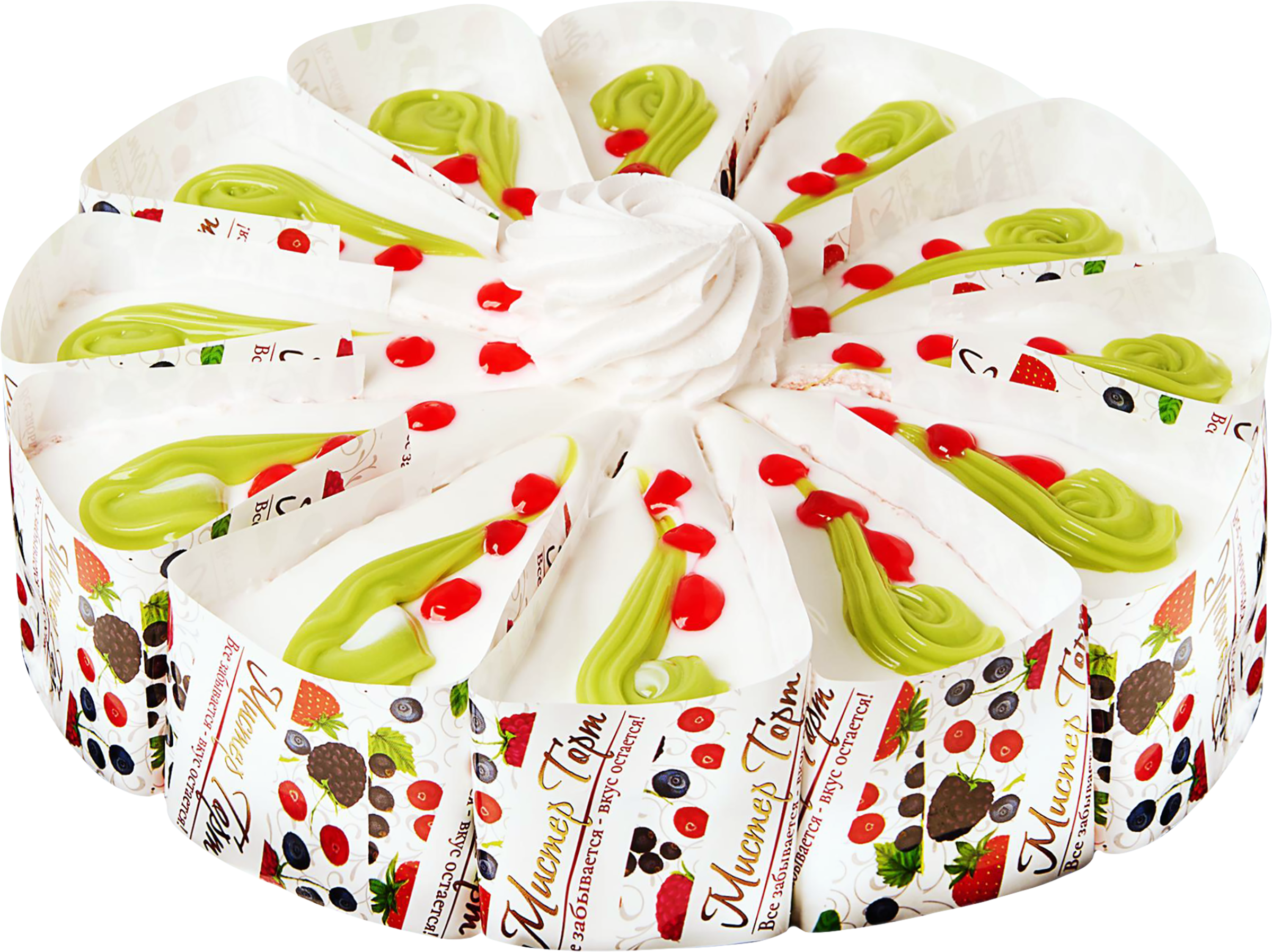 Изображение товара Торт МИСТЕР ТОРТ Малина-фисташка 1,2кг дропшиппинг