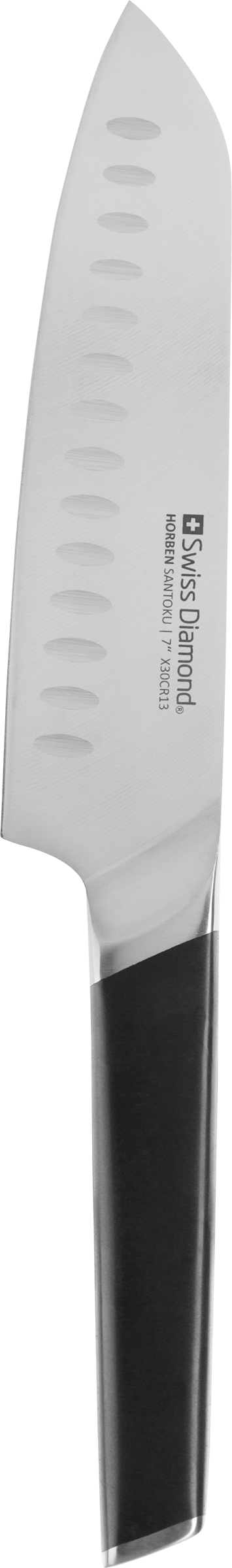 Изображение товара Нож сантоку SWISS DIAMOND Horben 18 см для нарезки продуктов