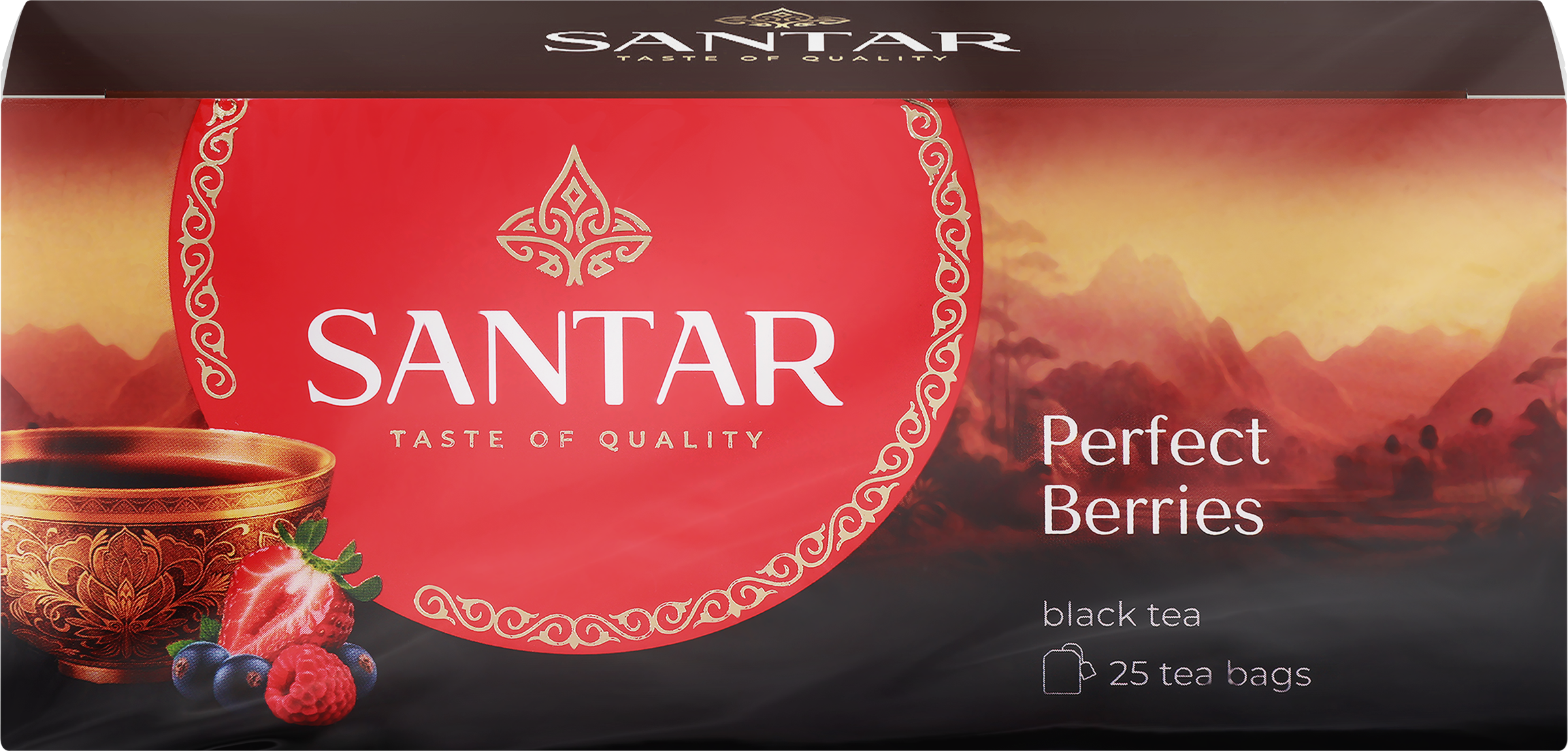 Изображение товара Чай черный SANTAR Perfect Berries с лесными ягодами, Россия, 866539