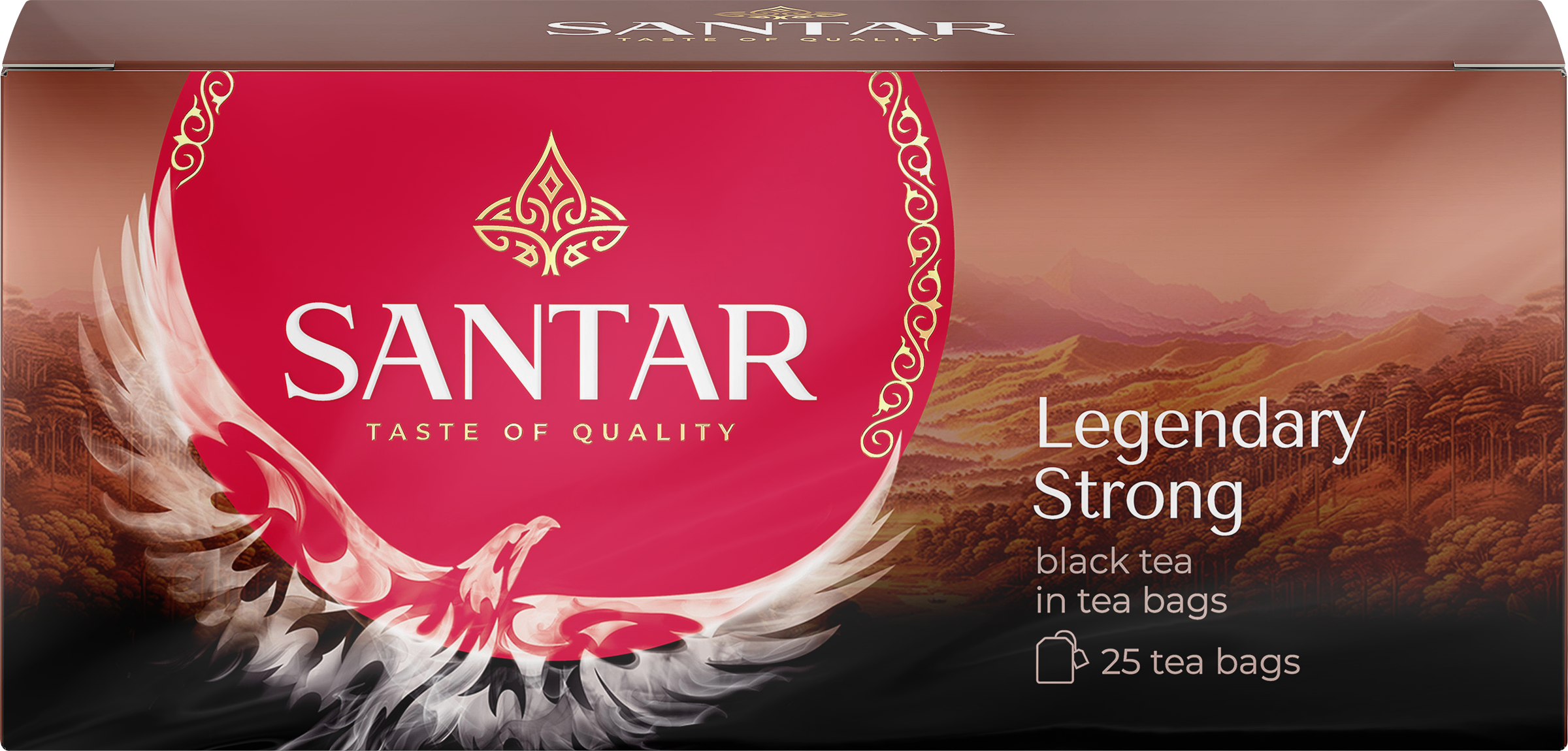 Изображение товара Черный чай SANTAR Legendary Strong крепкий байховый 866673