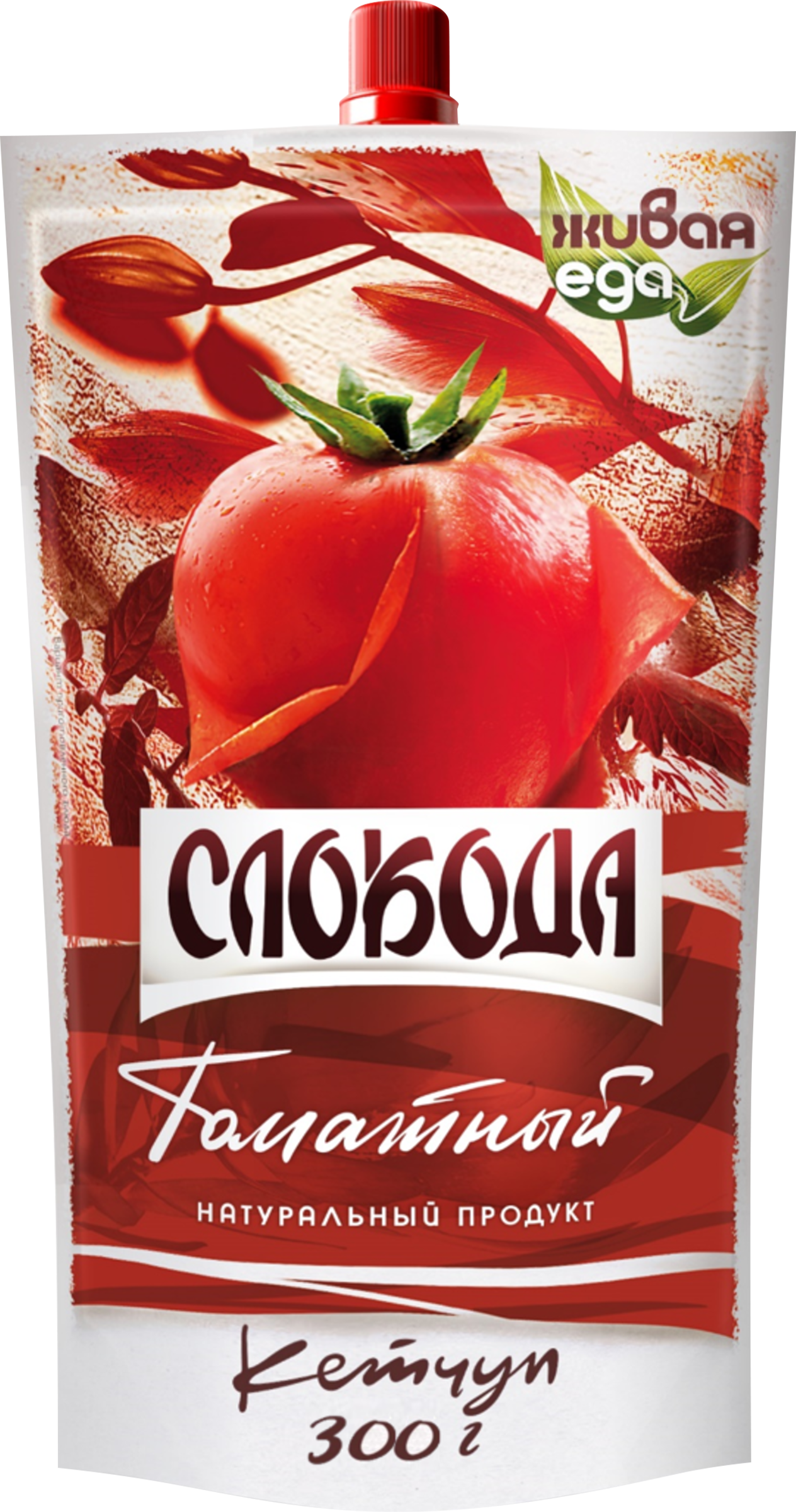 Изображение товара Кетчуп СЛОБОДА Томатный 300г натуральный соус для блюд