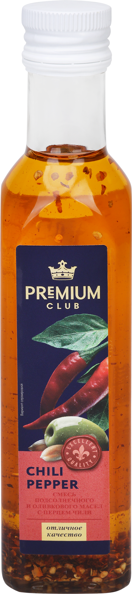 Изображение товара Масло-смесь PREMIUM CLUB оливковое и подсолнечное с перцем чили 250 мл