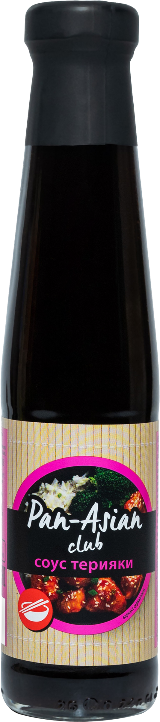 Изображение товара Соус соевый PAN-ASIAN Терияки 275г - Веганский соус для блюд