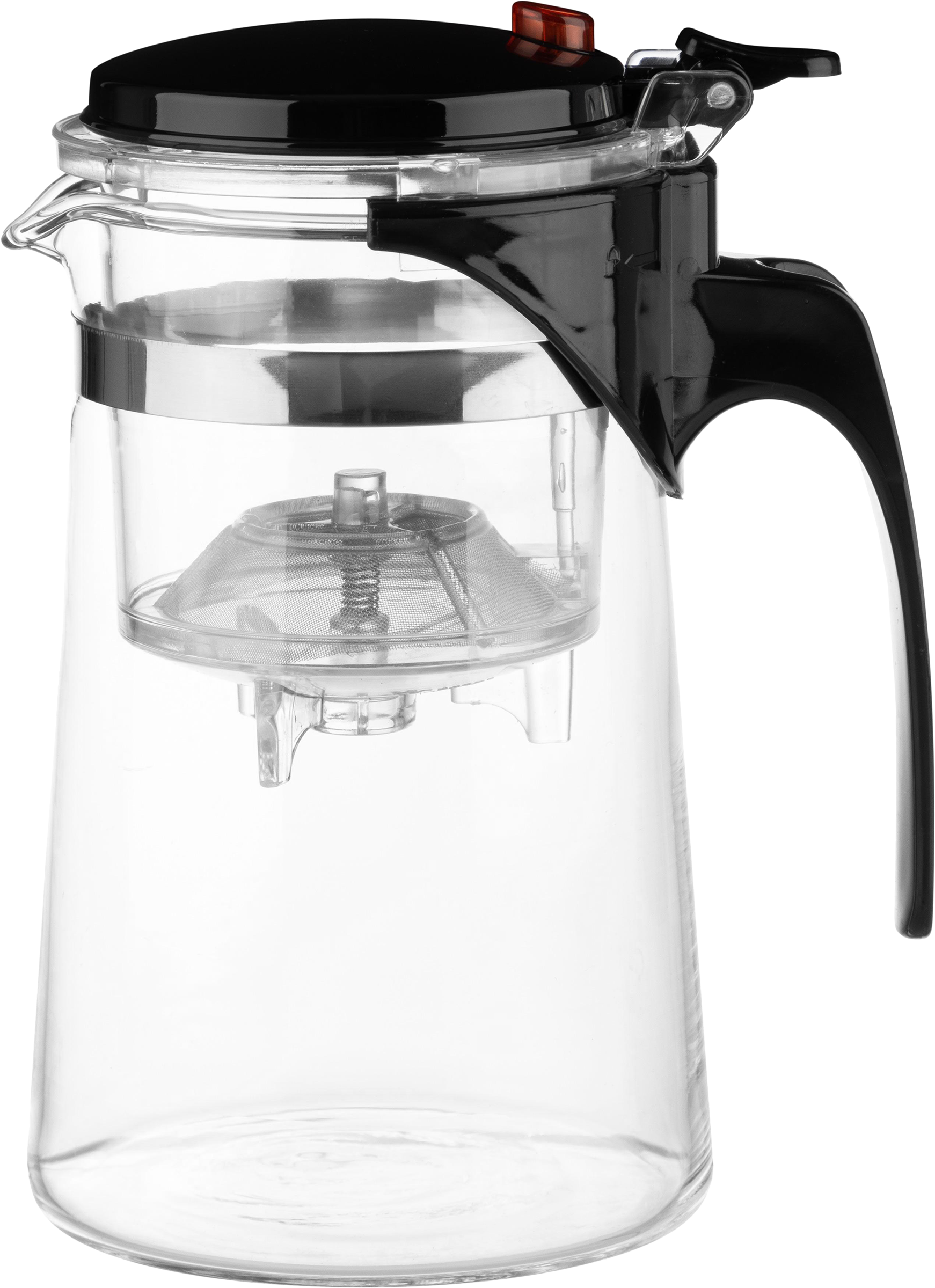 Изображение товара Чайник заварочный MALLONY Gung Fu, с кнопкой, 700мл, Арт. 004533