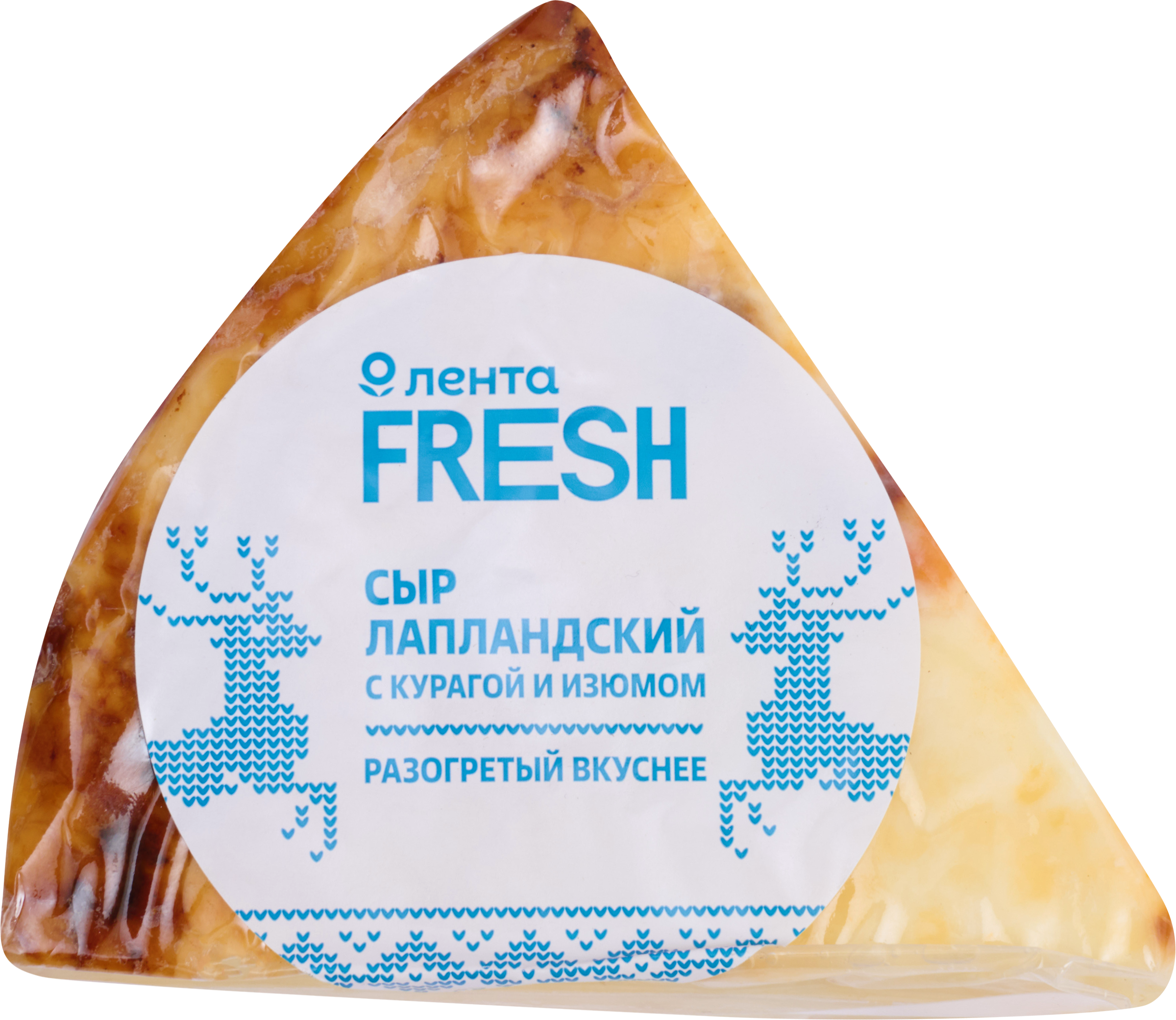 Изображение товара Сыр ЛЕНТА FRESH Лапландский с курагой и изюмом 45%