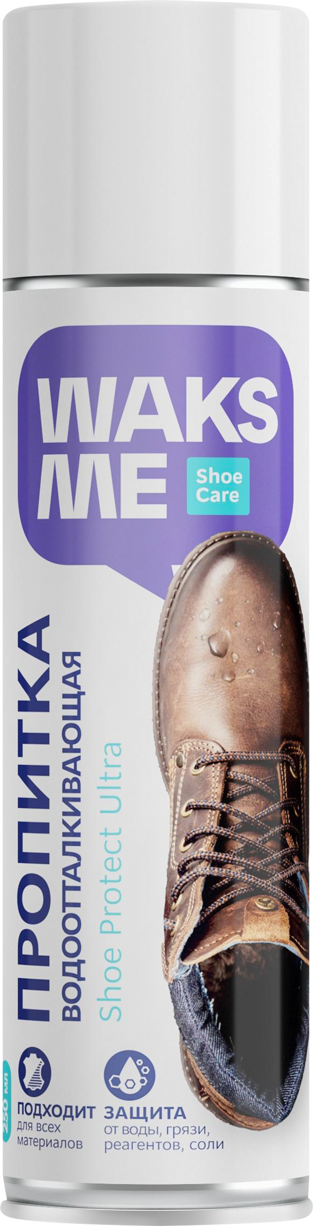 Изображение товара Пропитка для обуви WAKSME Shoe Protect Ultra водоотталкивающая 250мл