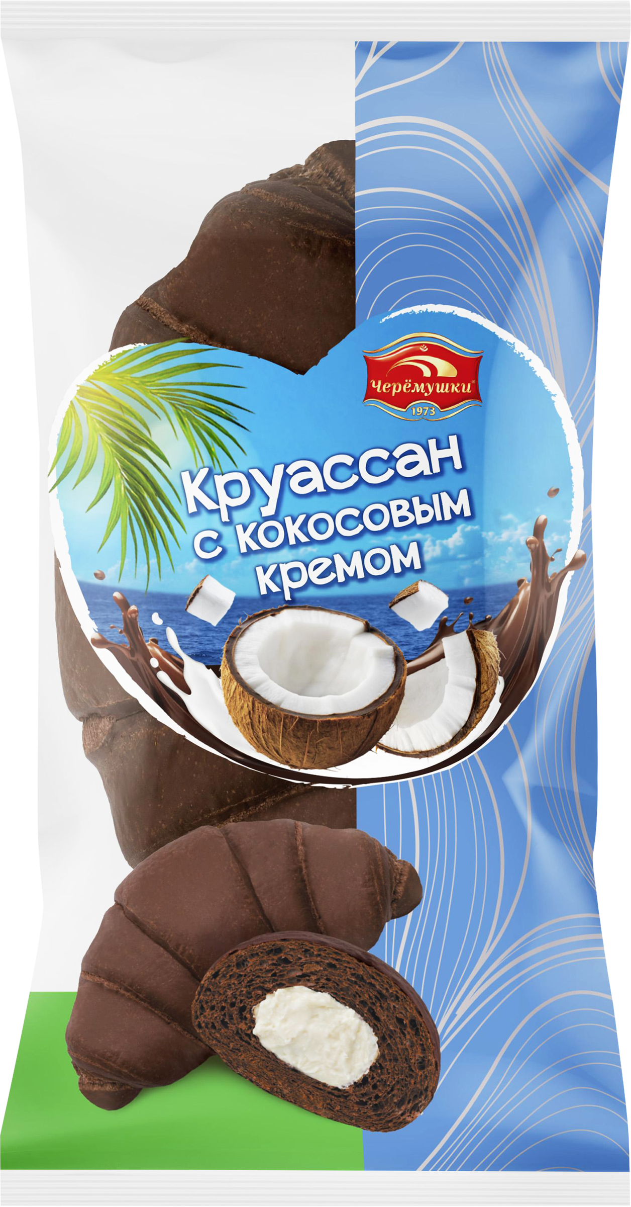 Изображение товара Круассан ЧЕРЕМУШКИ с кокосовым кремом 80г высокое качество