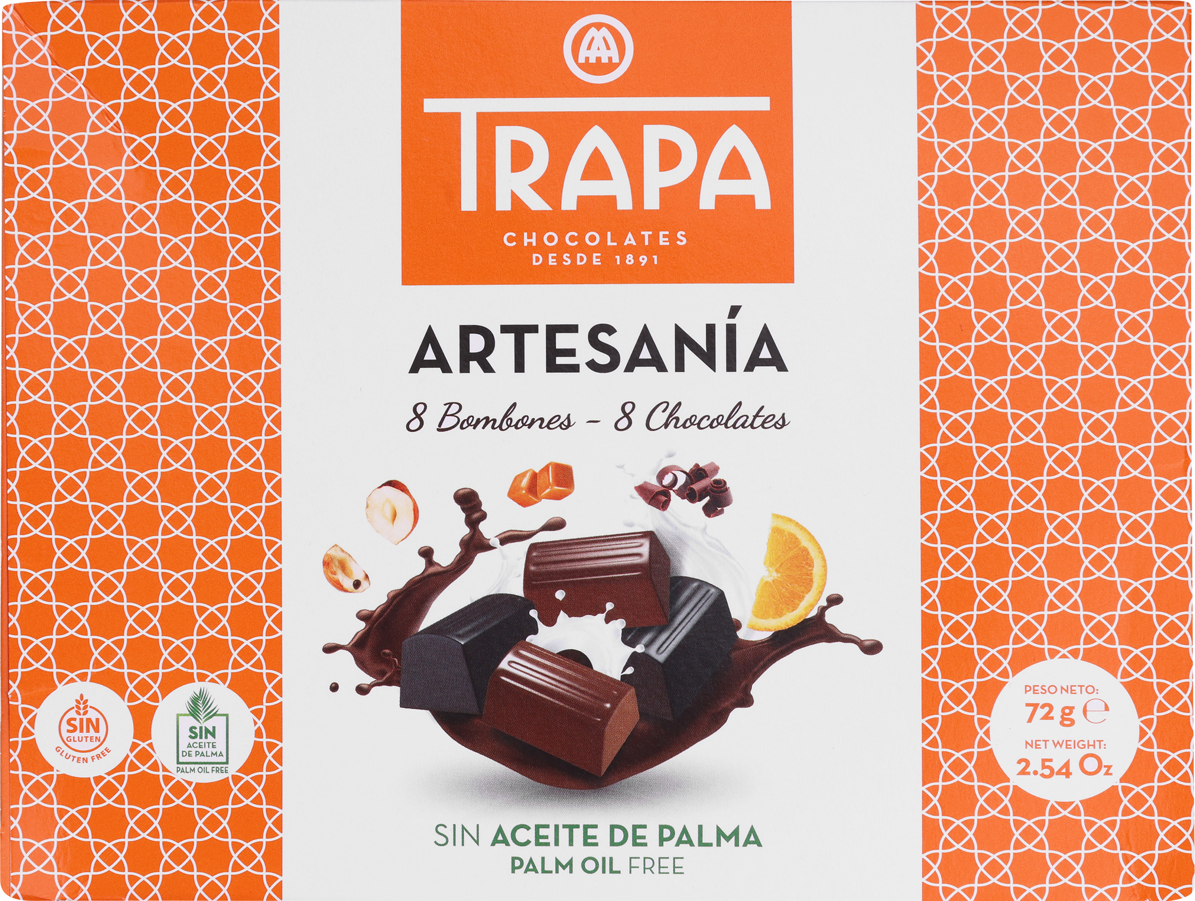 Изображение товара Набор конфет TRAPA Artesania, 72г Изображение товара Набор конфет TRAPA Artesania, 72г