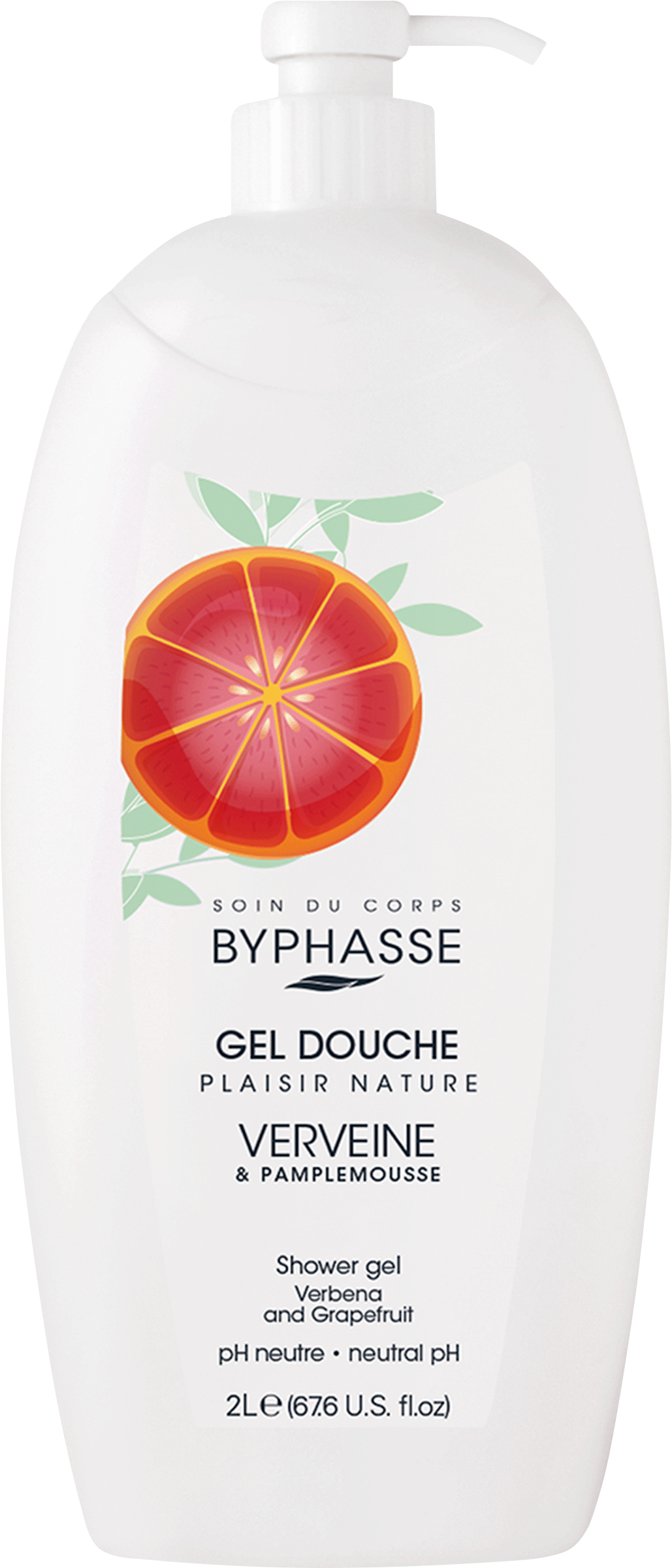Изображение товара Гель для душа BYPHASSE Вербена и грейпфрут 2л для женщин