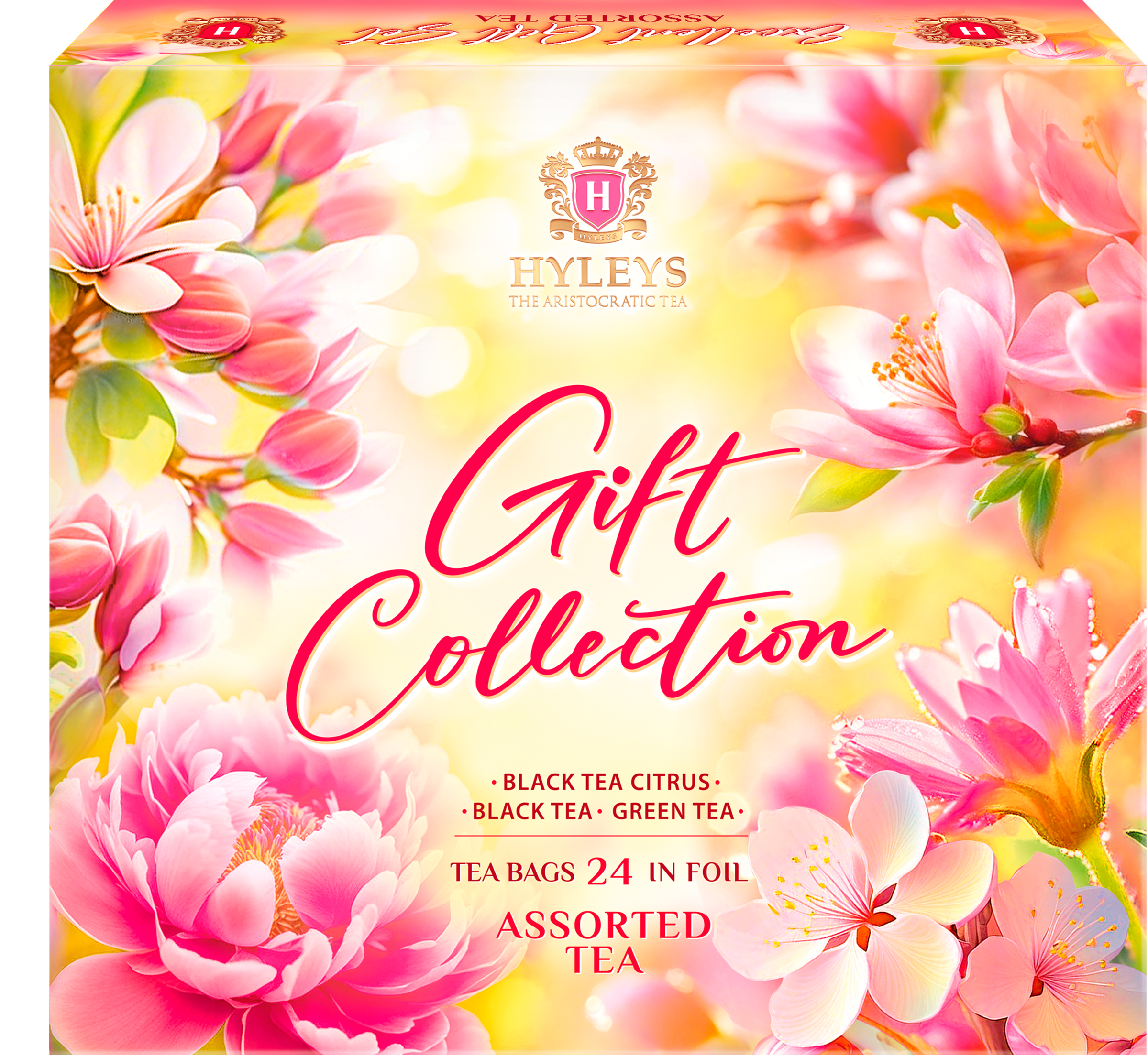 Изображение товара Подарочный набор чайный ХЭЙЛИС Цветы ассорти 24 пакета